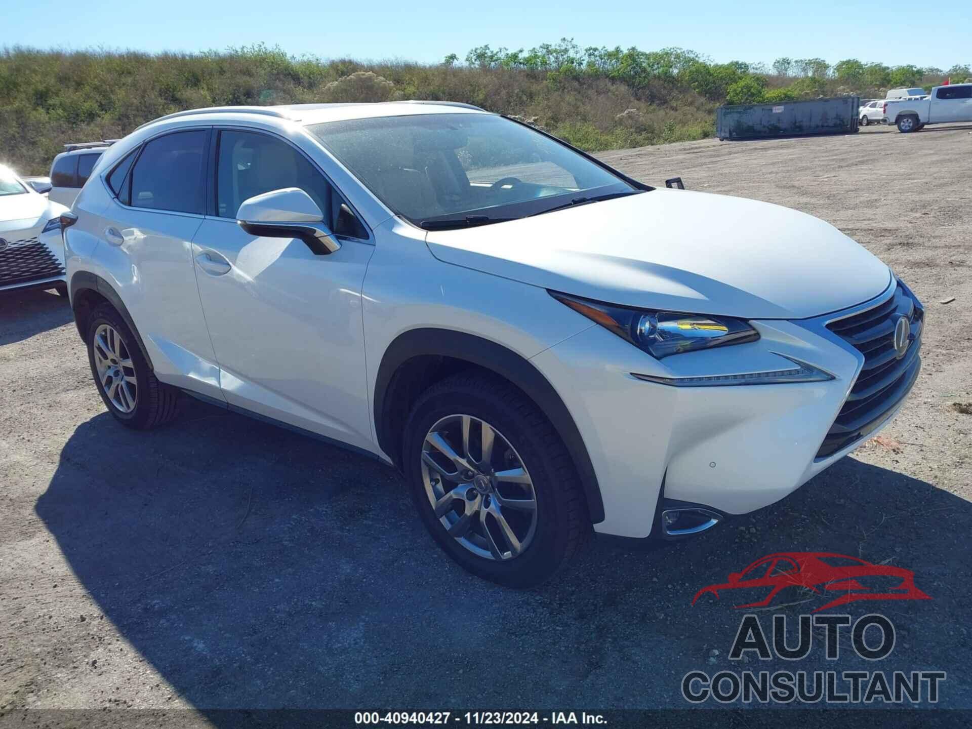 LEXUS NX 200T 2016 - JTJYARBZ3G2033845