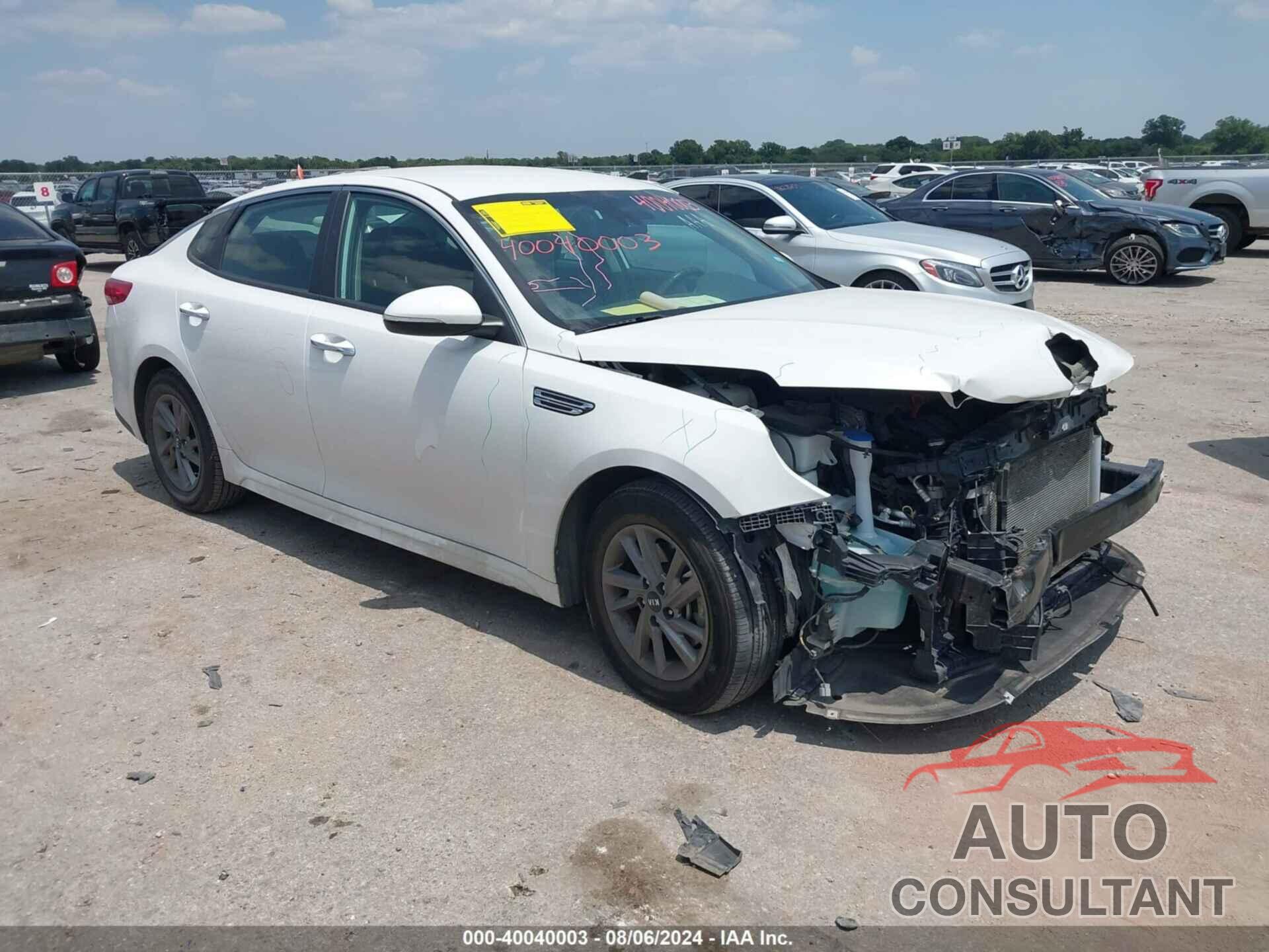 KIA OPTIMA 2020 - 5XXGT4L36LG429262