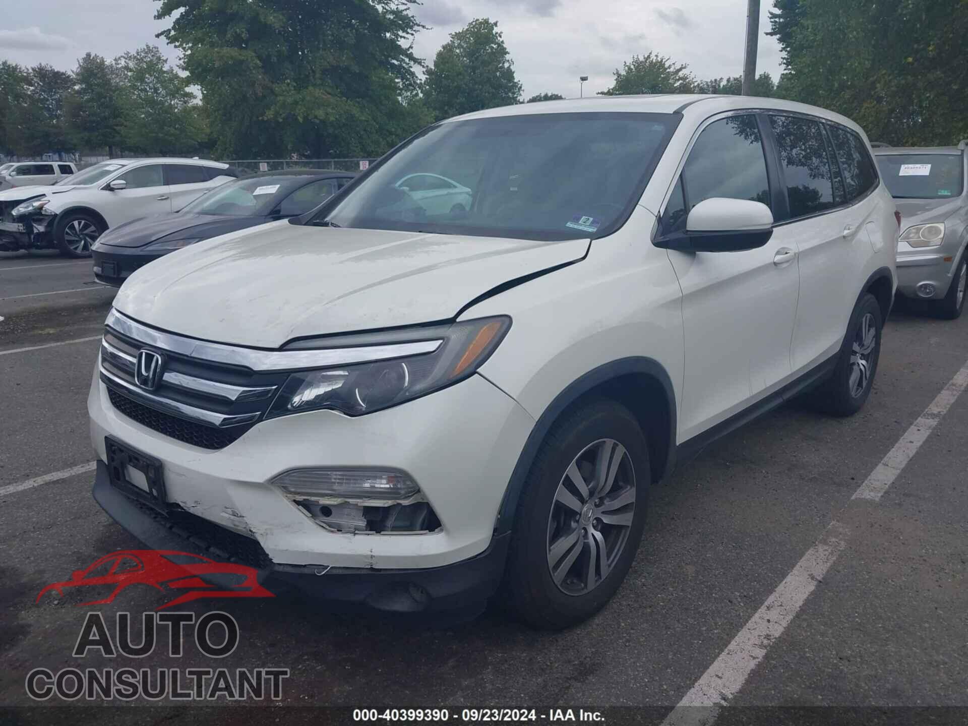 HONDA PILOT 2017 - 5FNYF5H55HB046614