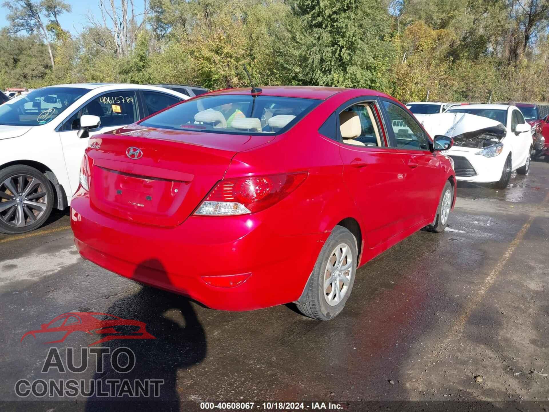 HYUNDAI ACCENT 2012 - KMHCT4AE4CU237346