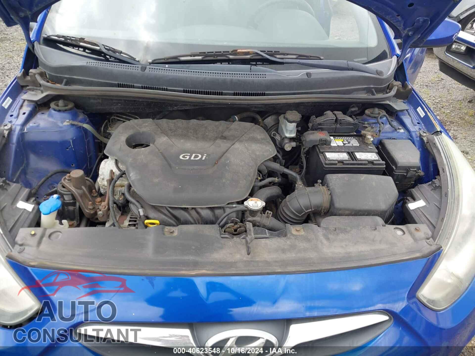 HYUNDAI ACCENT 2012 - KMHCT5AE3CU012003