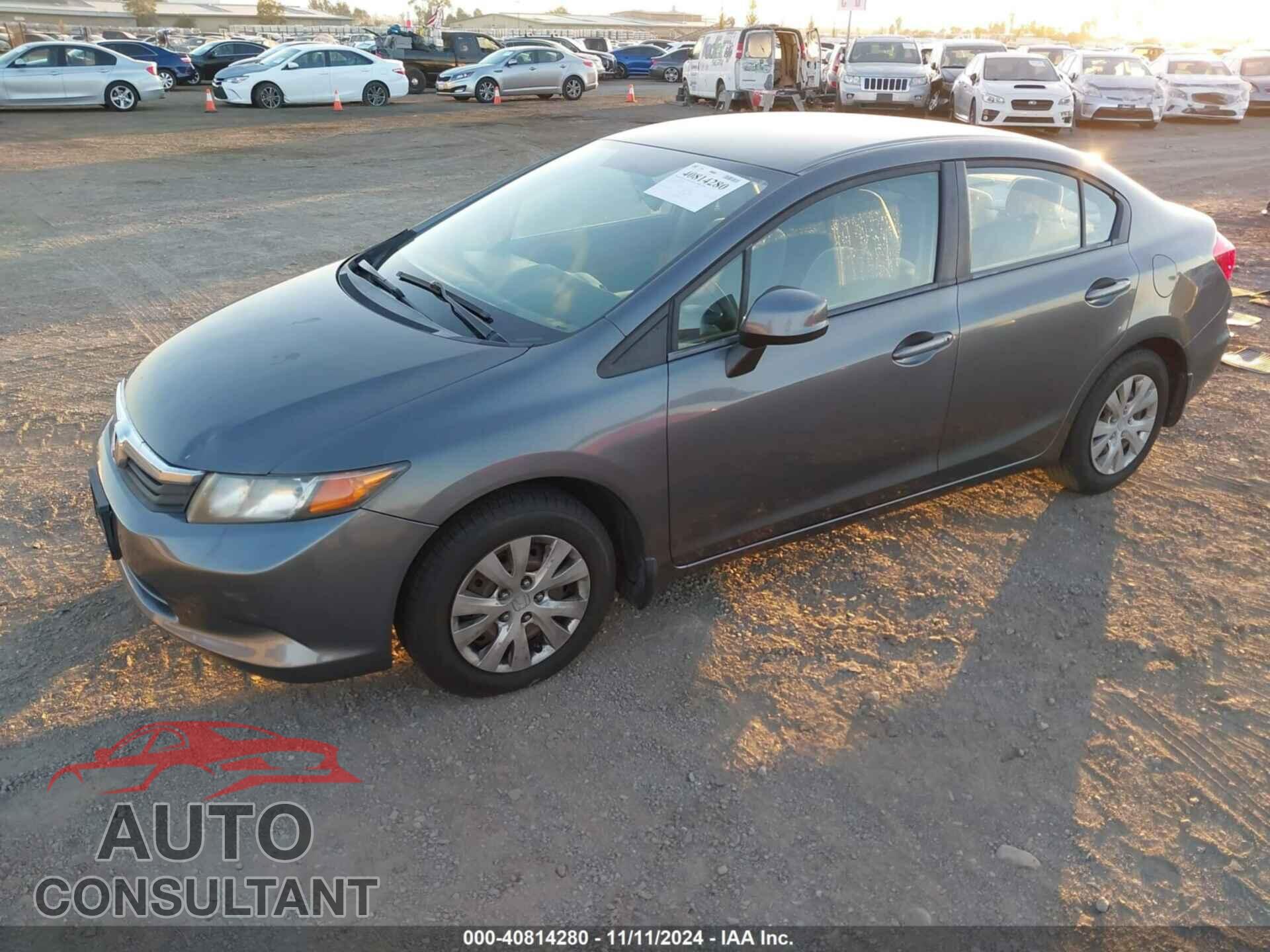 HONDA CIVIC 2012 - 19XFB2F5XCE350363