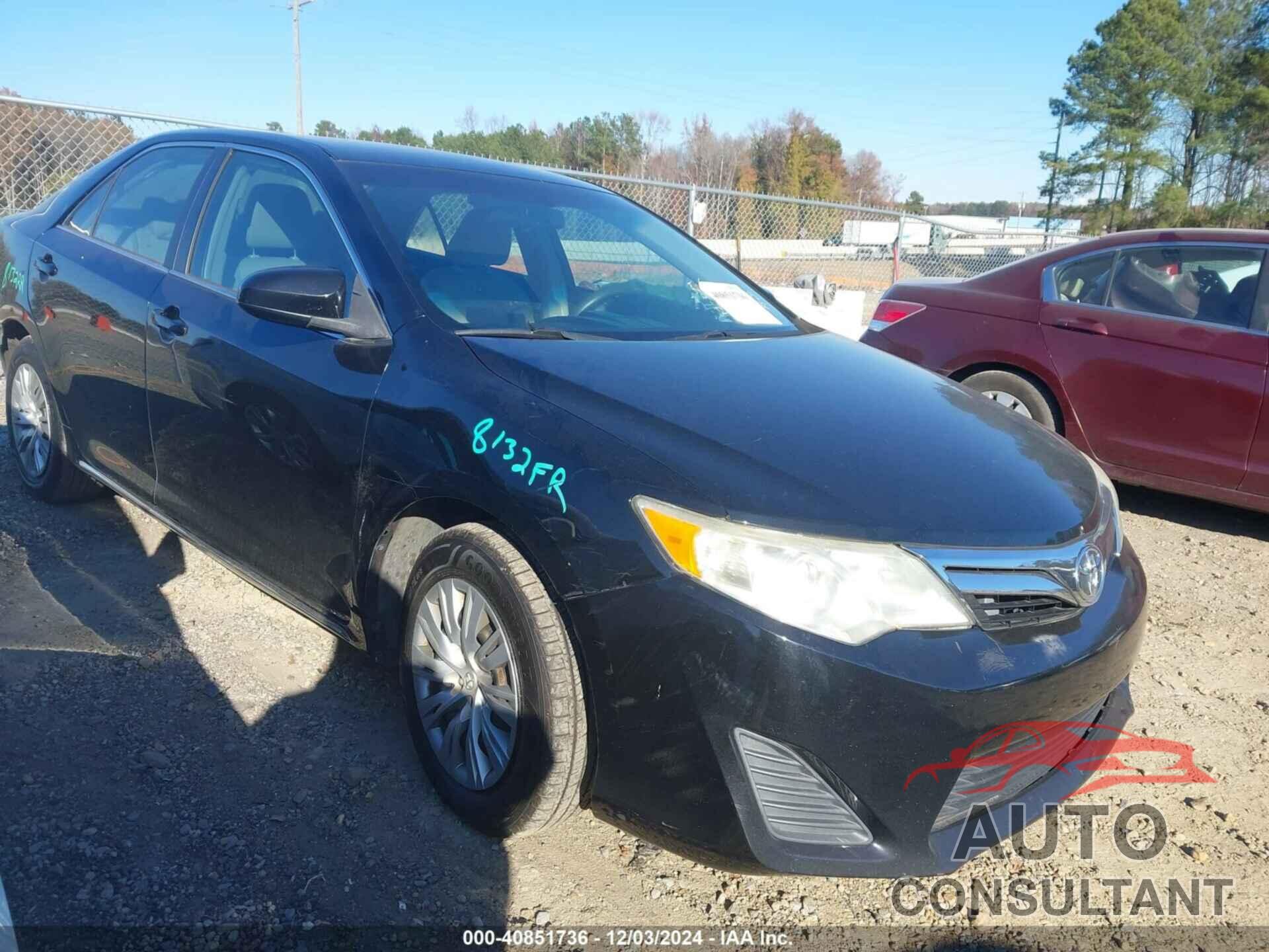 TOYOTA CAMRY 2012 - 4T1BF1FK2CU116685