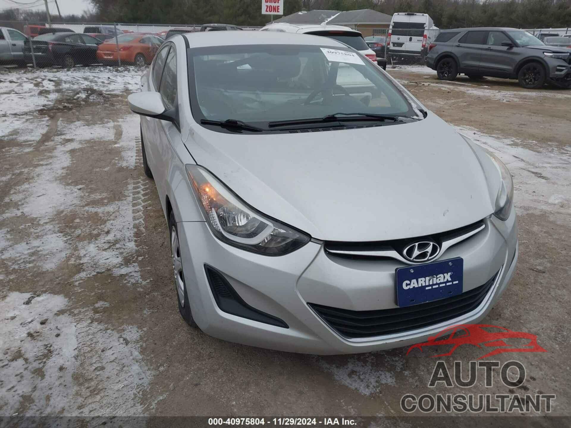 HYUNDAI ELANTRA 2016 - 5NPDH4AE1GH727060