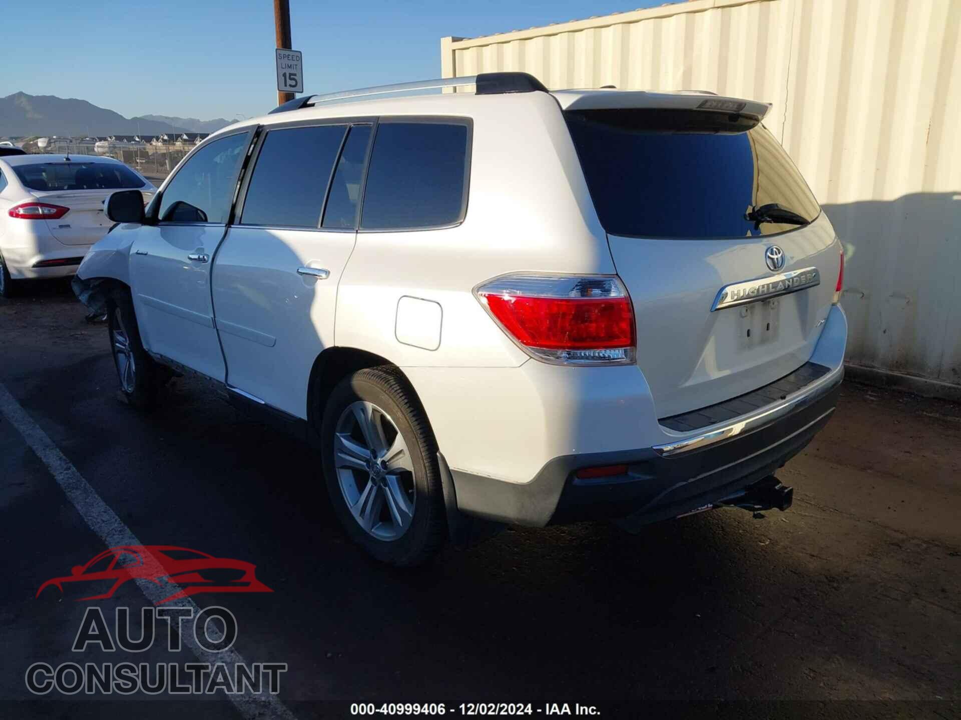 TOYOTA HIGHLANDER 2011 - 5TDDK3EH1BS049445