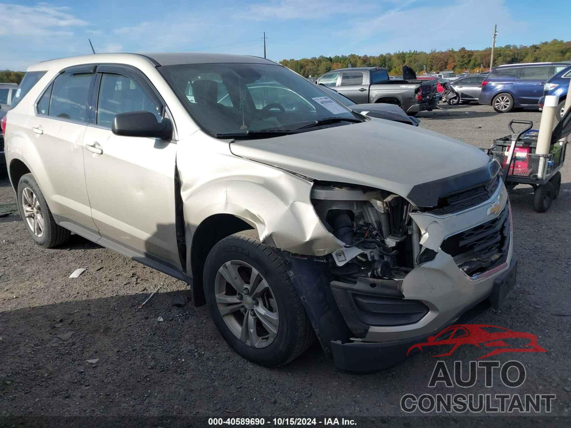 CHEVROLET EQUINOX 2016 - 2GNALBEK6G1117542