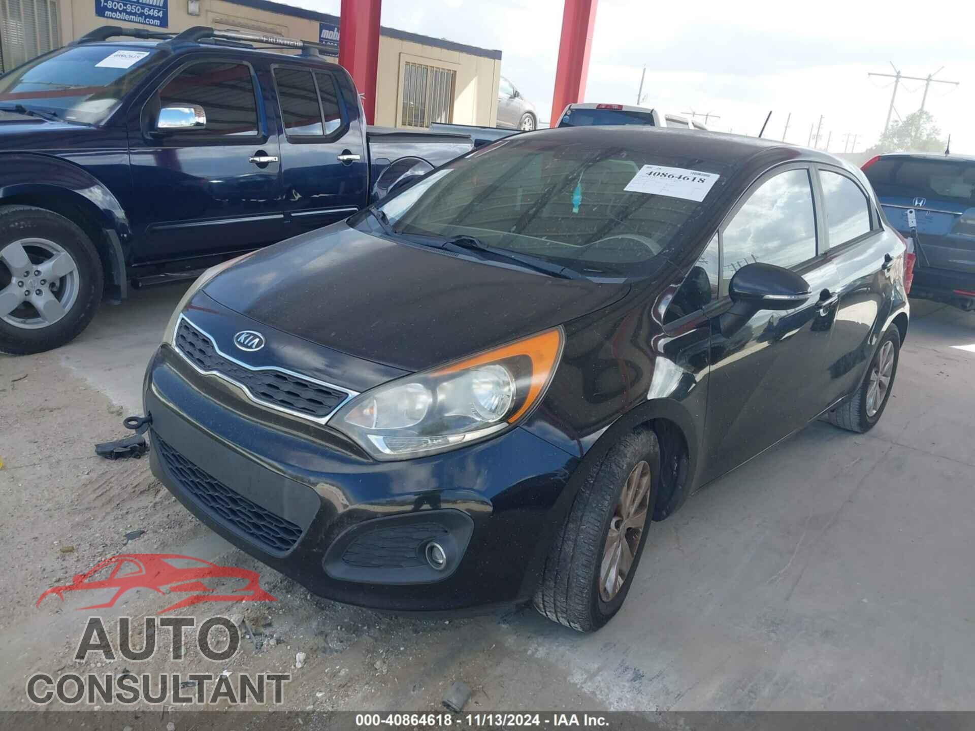 KIA RIO5 2012 - KNADN5A38C6021511
