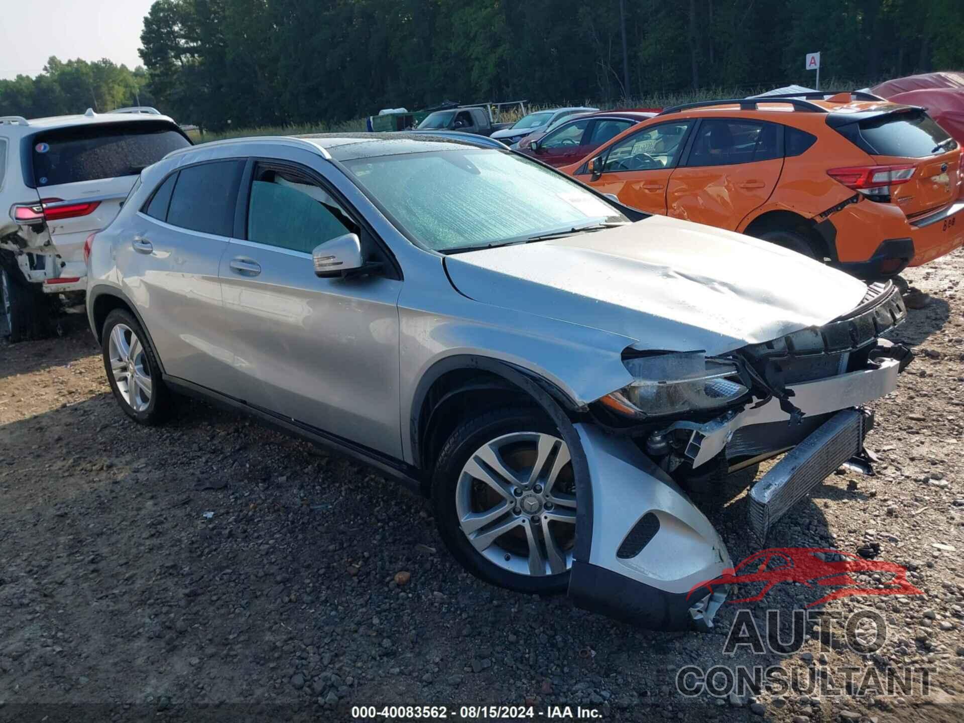 MERCEDES-BENZ GLA 250 2017 - WDCTG4GB3HJ300350