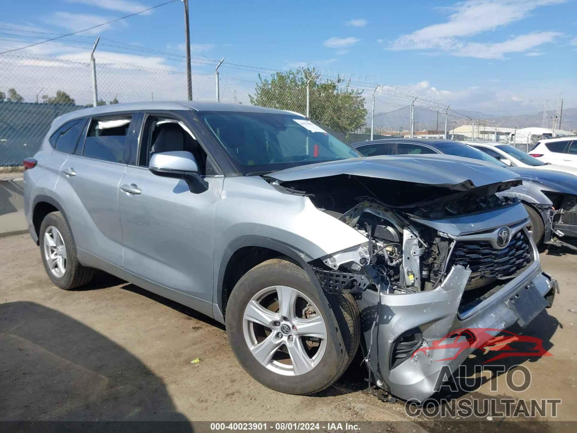 TOYOTA HIGHLANDER 2021 - 5TDZZRAH9MS041607