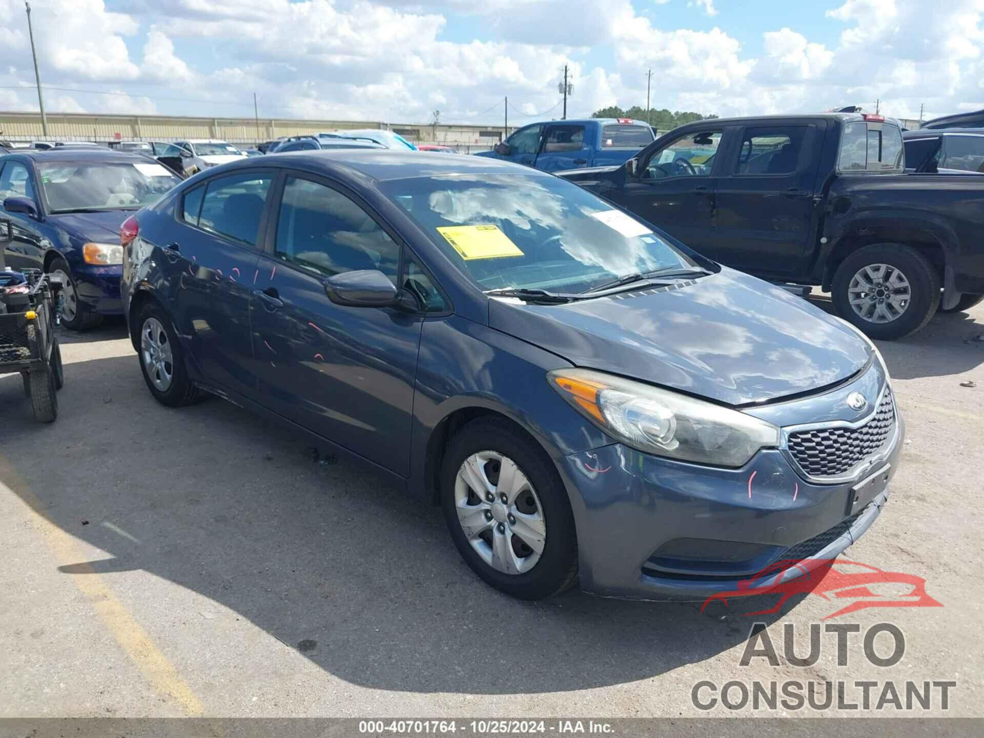 KIA FORTE 2016 - KNAFK4A66G5606766