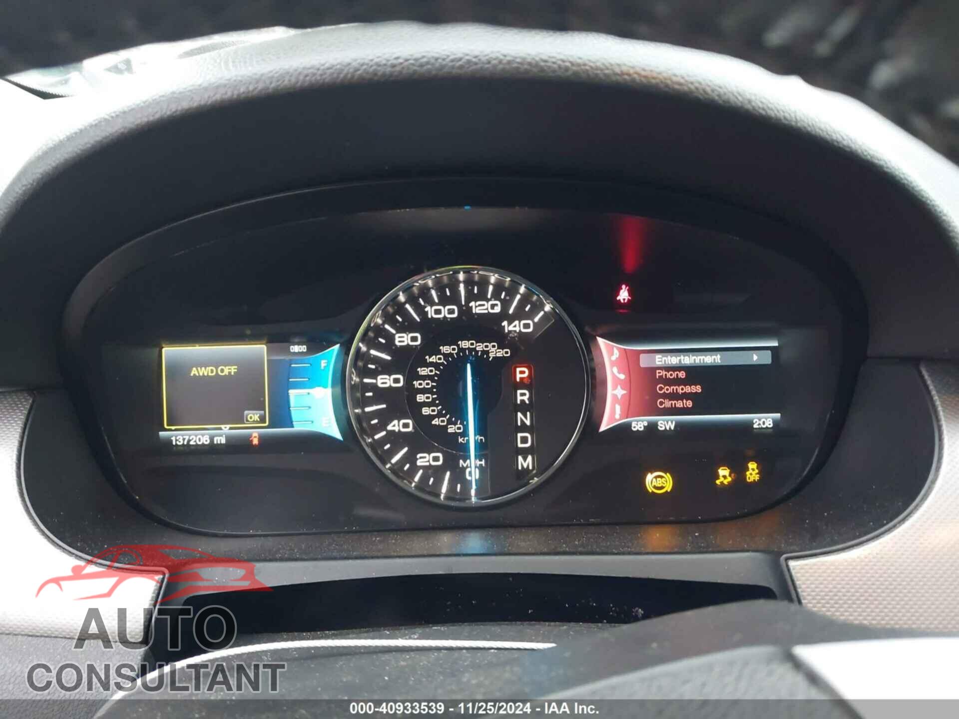 FORD EDGE 2012 - 2FMDK4JC4CBA68263