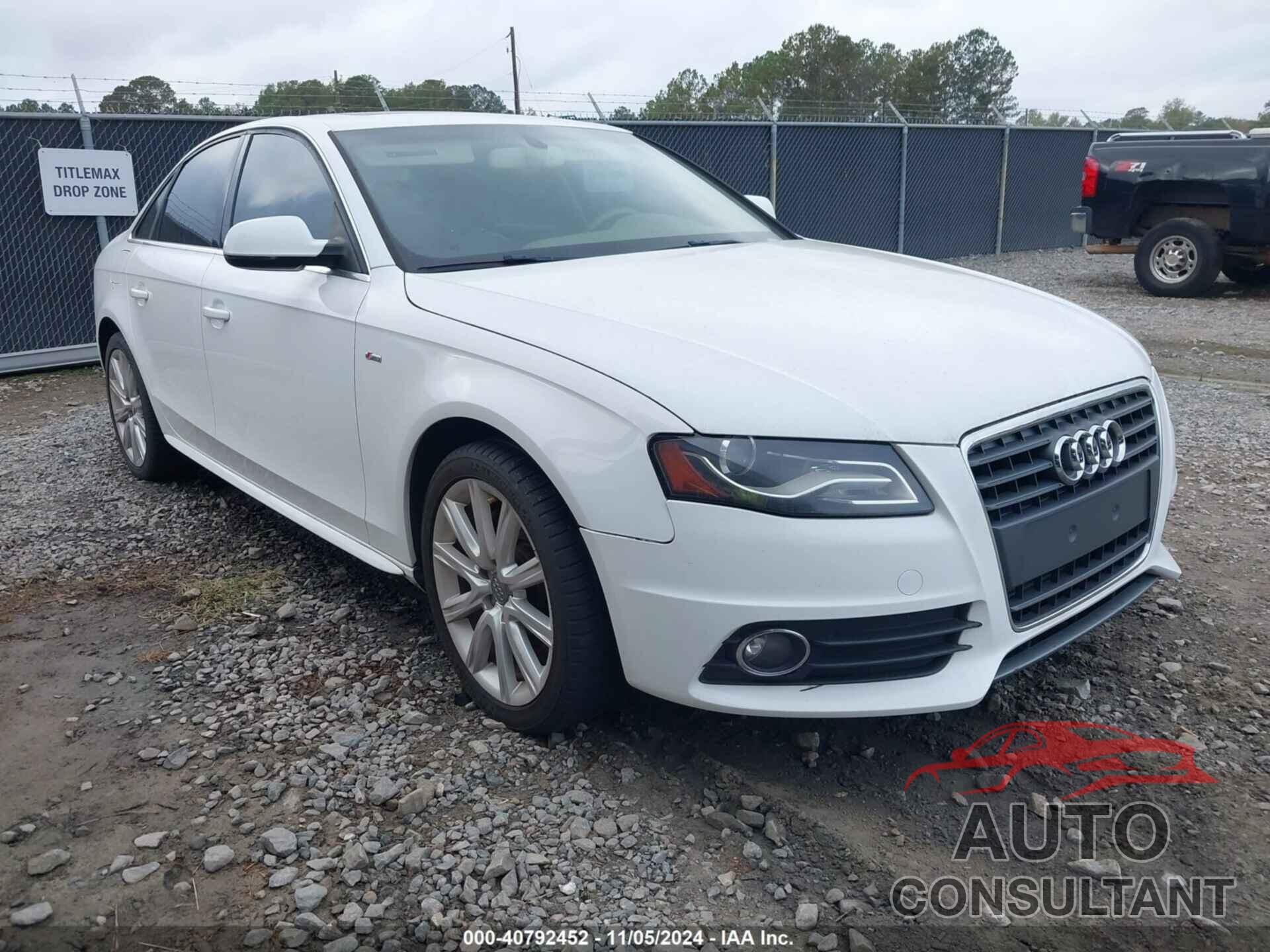 AUDI A4 2012 - WAUFFAFLXCN016940