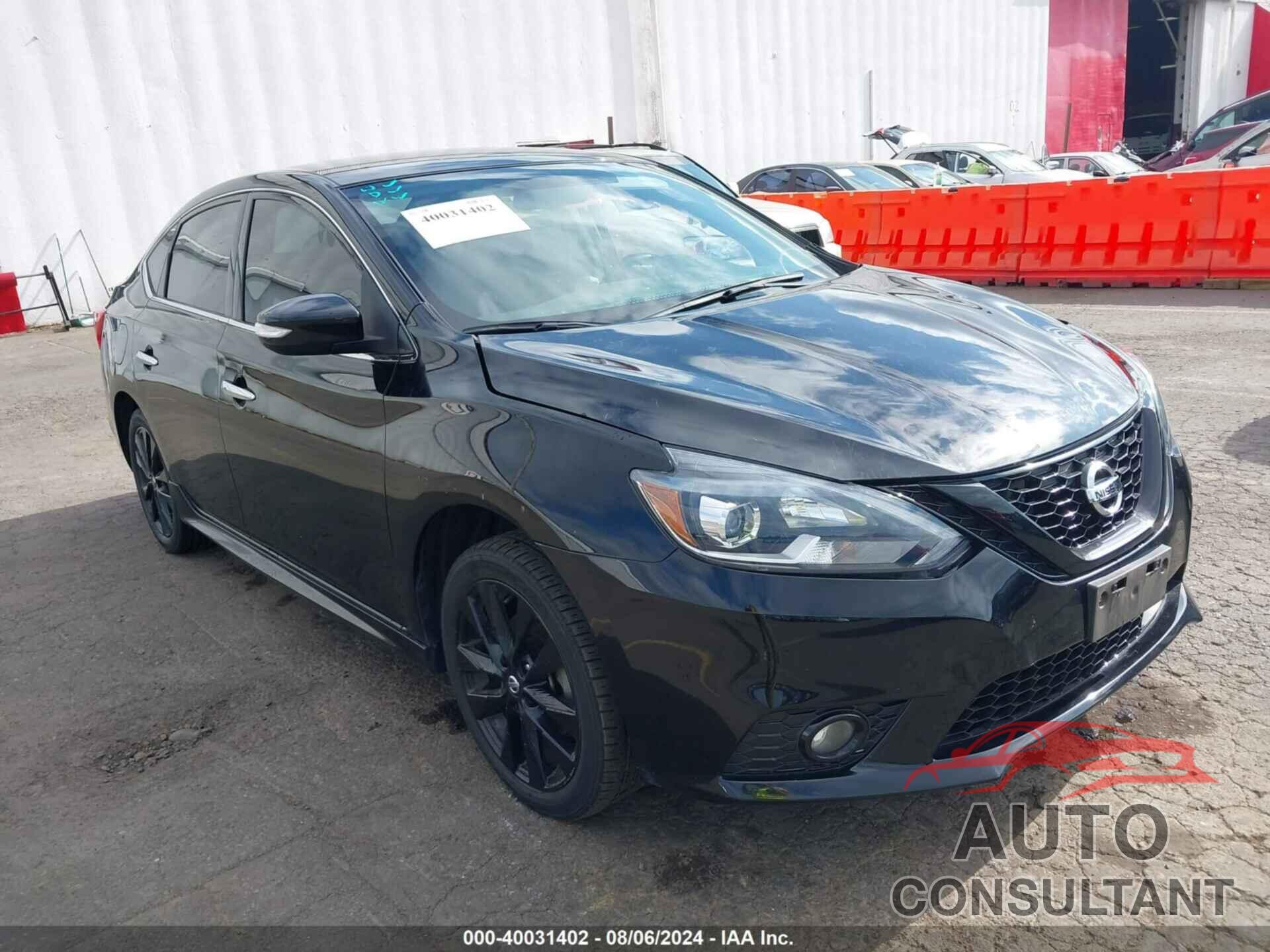 NISSAN SENTRA 2018 - 3N1AB7AP6JY239047