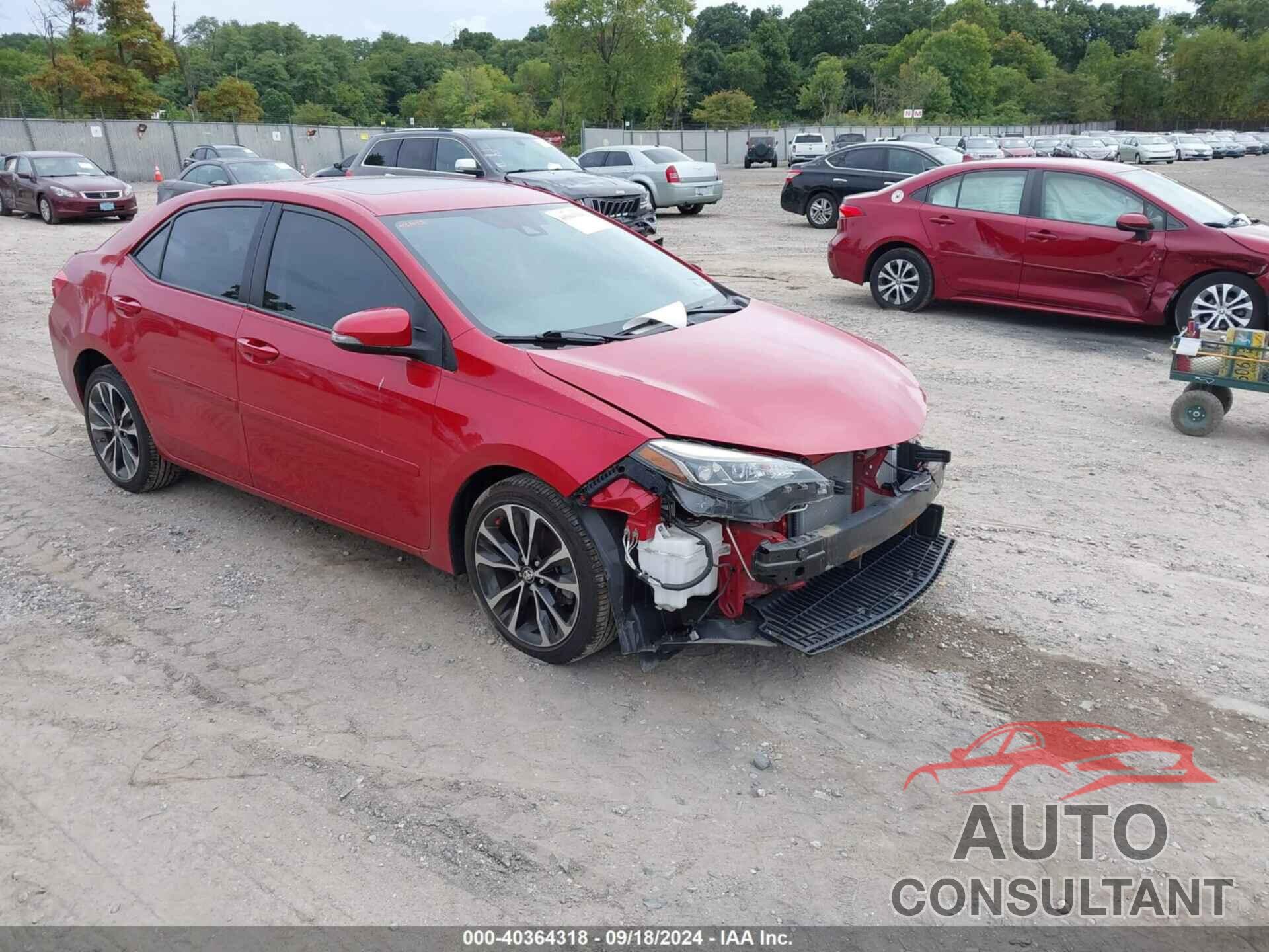 TOYOTA COROLLA 2019 - 2T1BURHE5KC239473