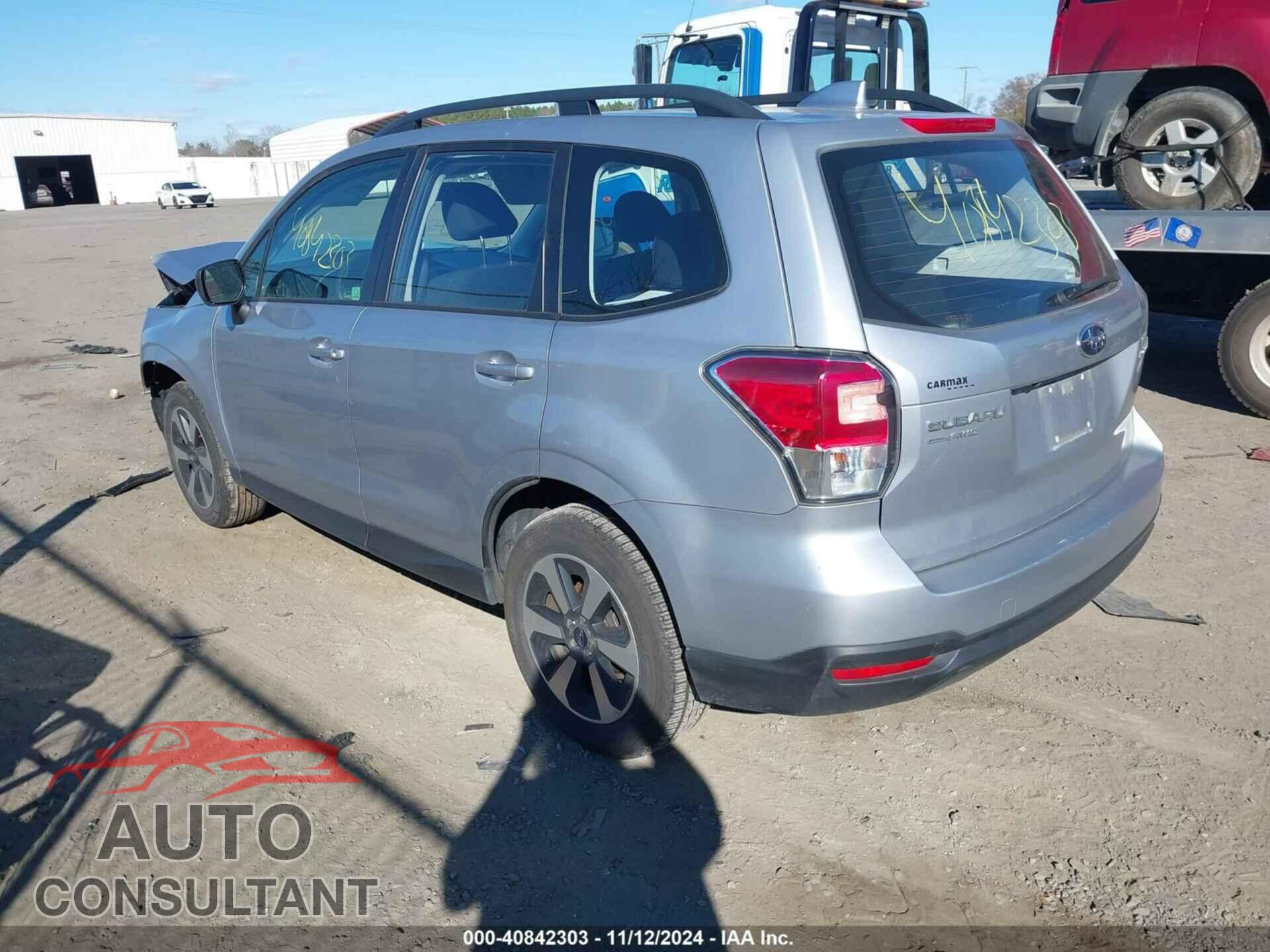 SUBARU FORESTER 2018 - JF2SJABC5JH422479