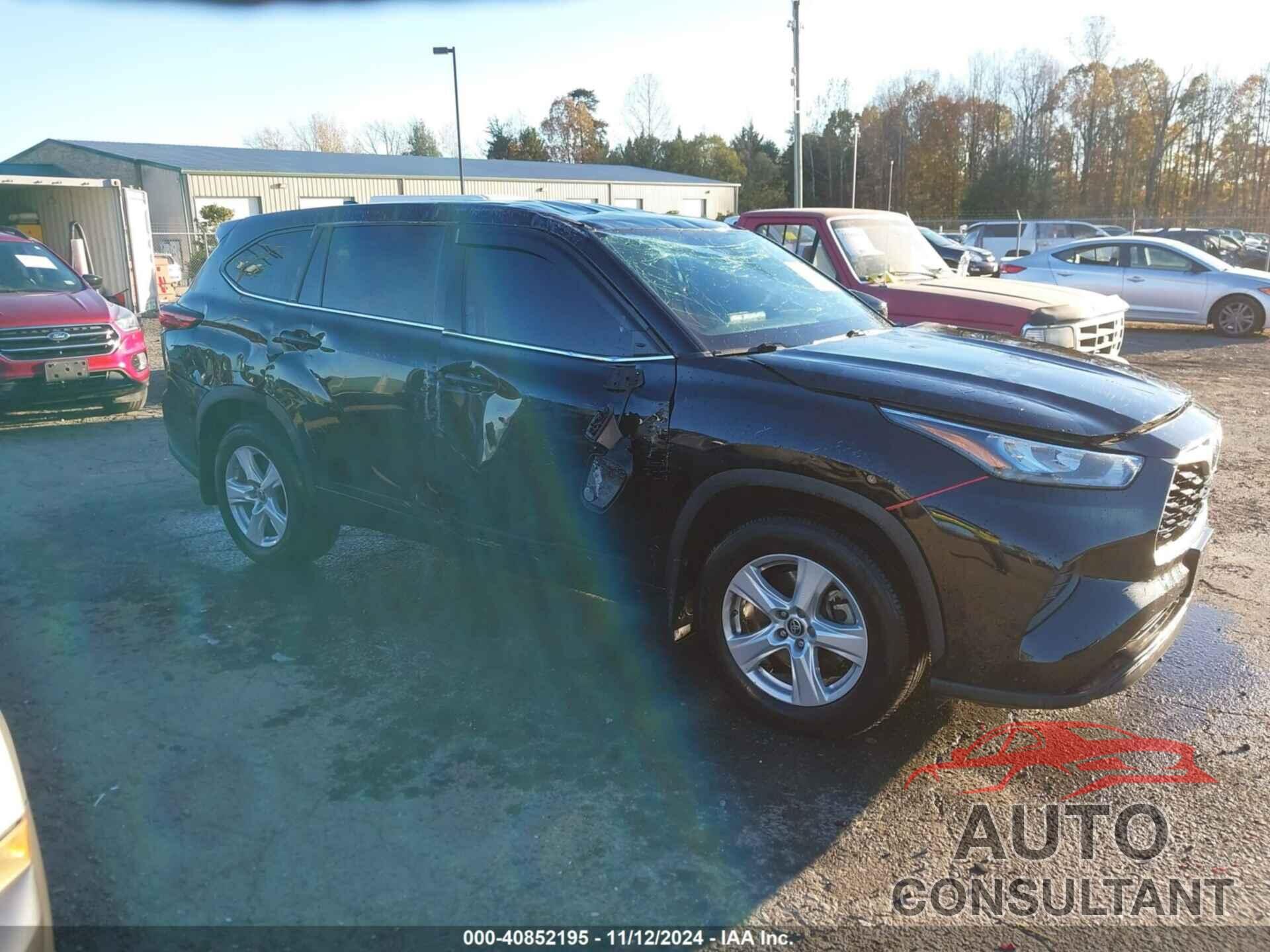 TOYOTA HIGHLANDER 2020 - 5TDCZRBH5LS505009