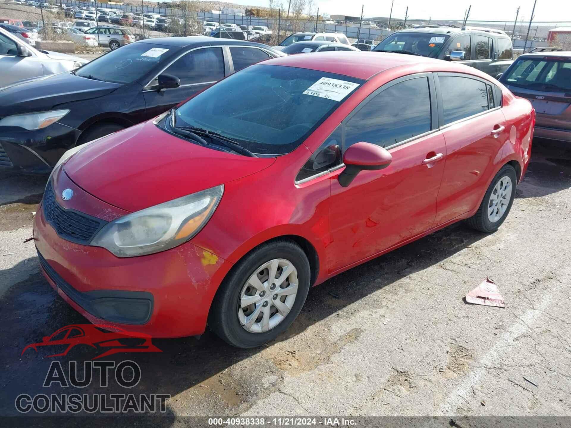 KIA RIO 2013 - KNADM4A34D6288465