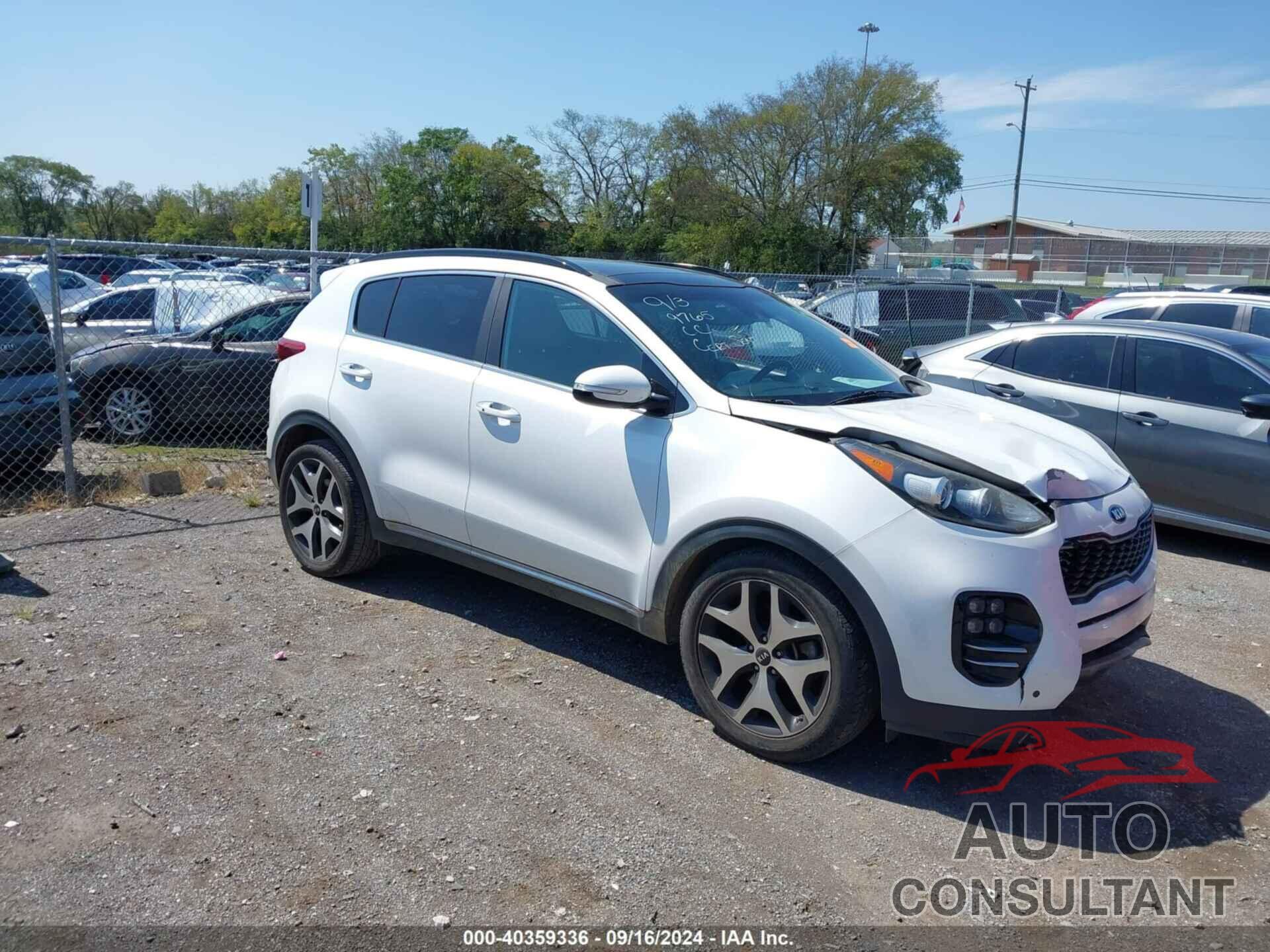 KIA SPORTAGE 2018 - KNDPR3A60J7480963