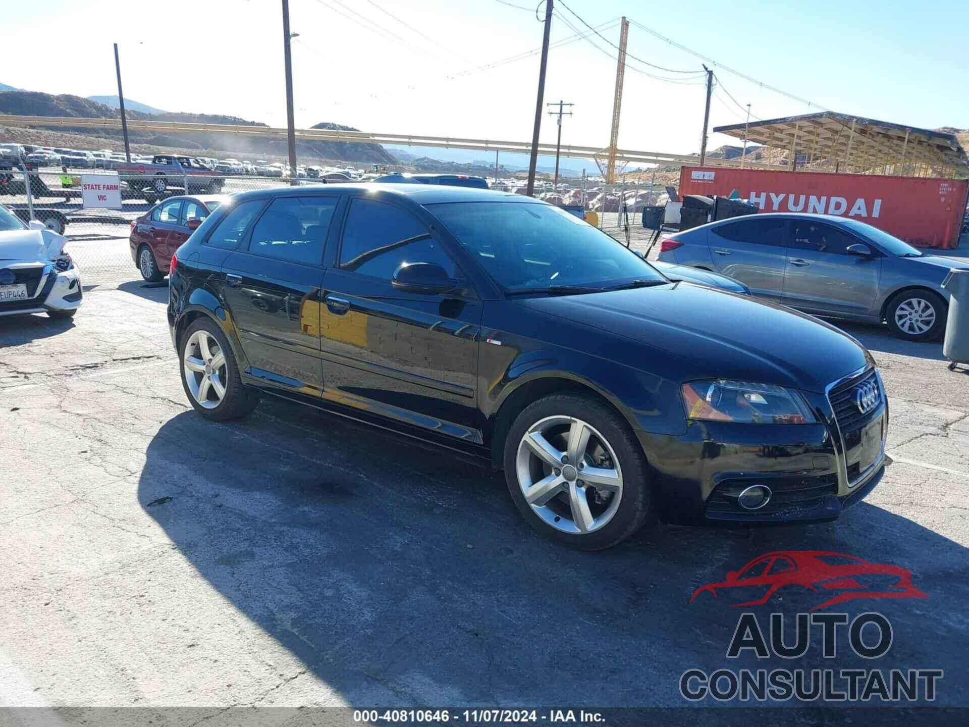 AUDI A3 2012 - WAUKEAFM1CA115261