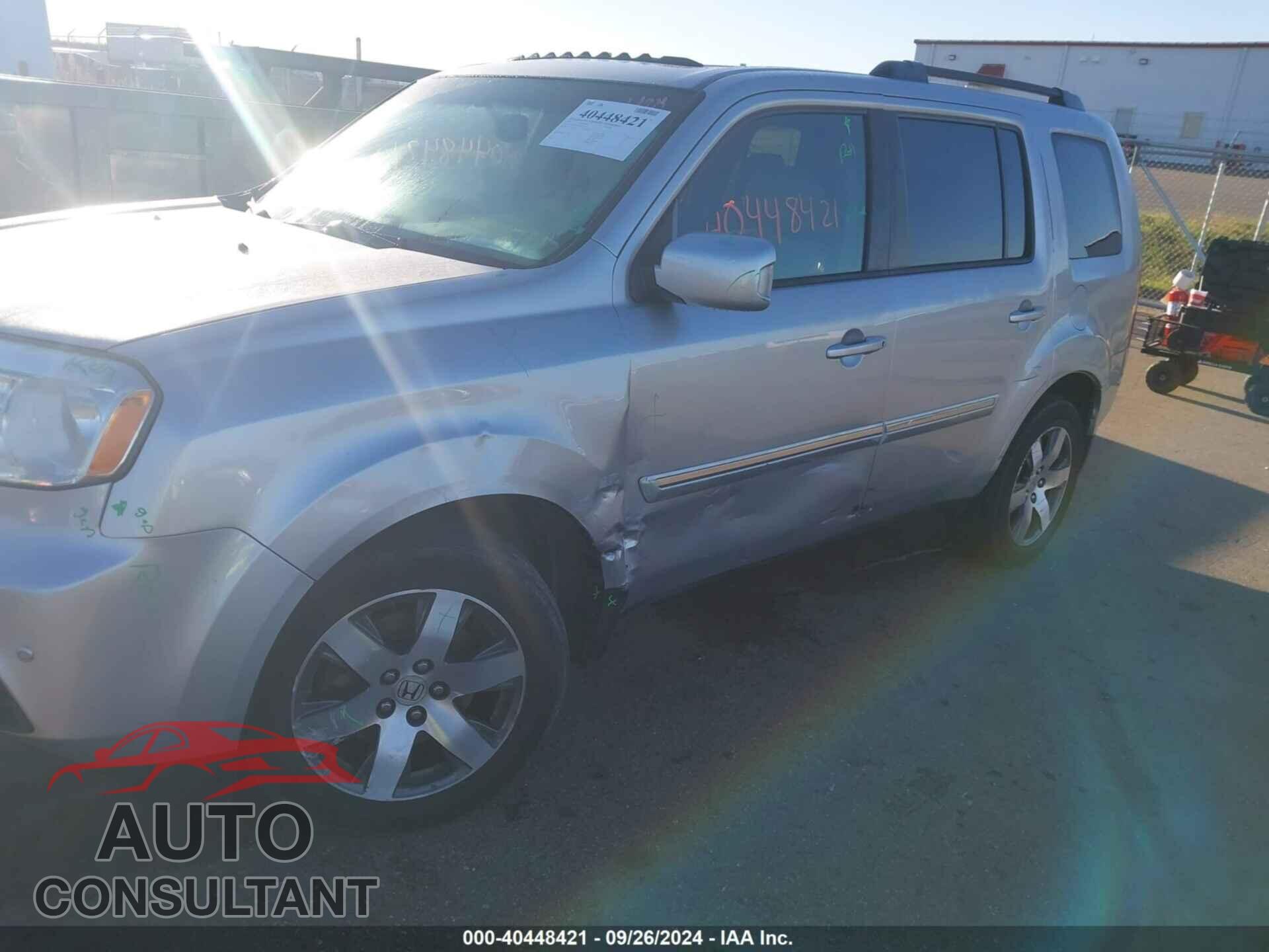 HONDA PILOT 2013 - 5FNYF4H91DB063496