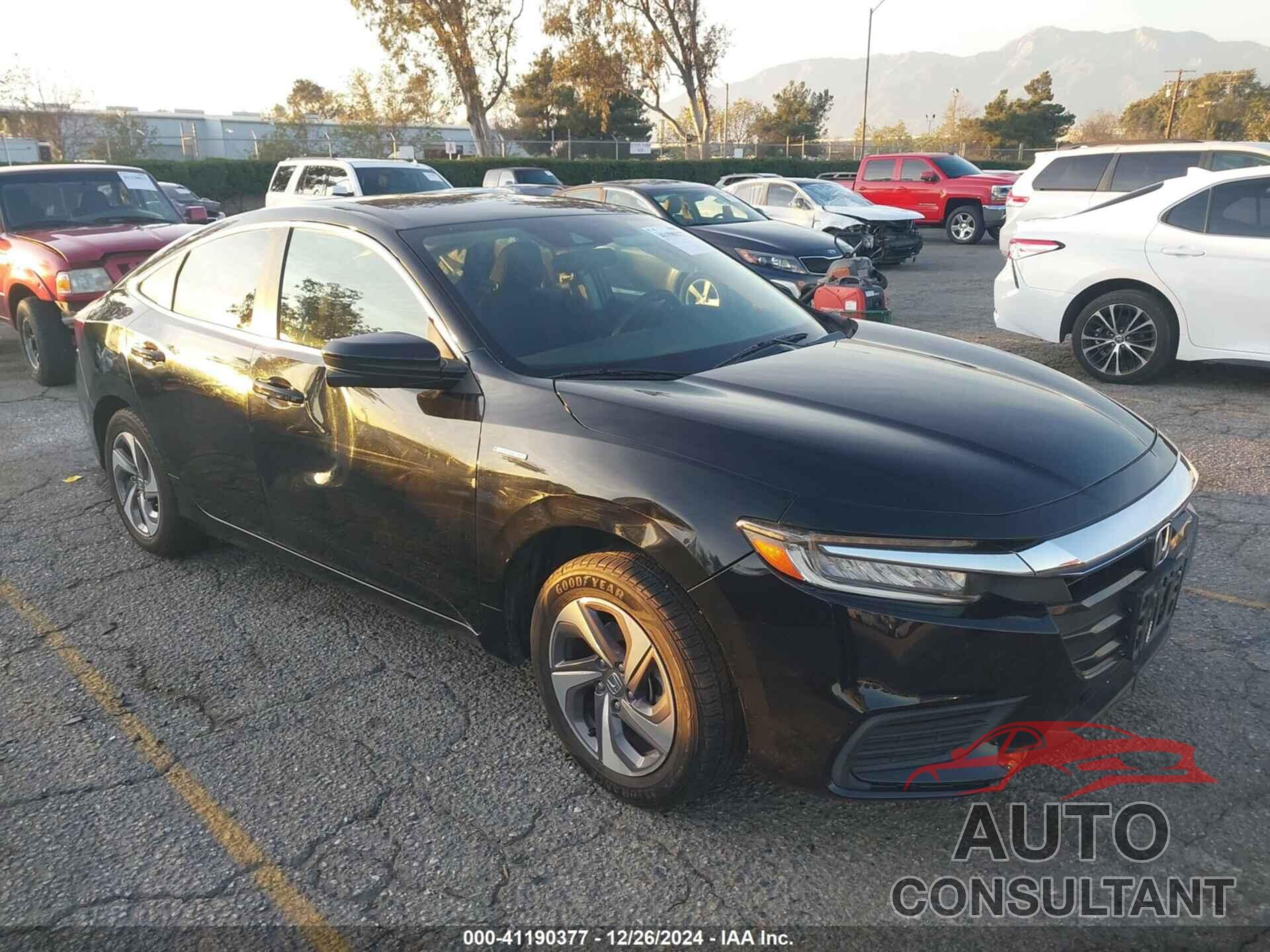 HONDA INSIGHT 2019 - 19XZE4F56KE002929