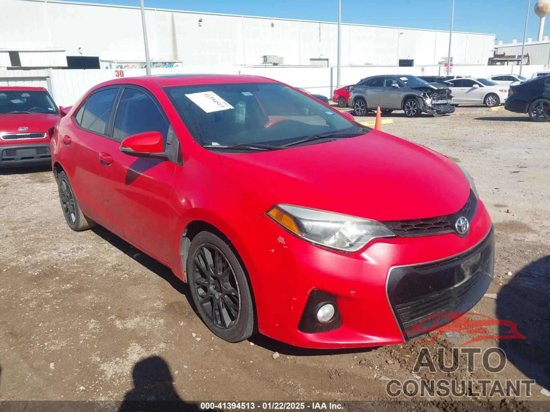 TOYOTA COROLLA 2016 - 2T1BURHE3GC527757