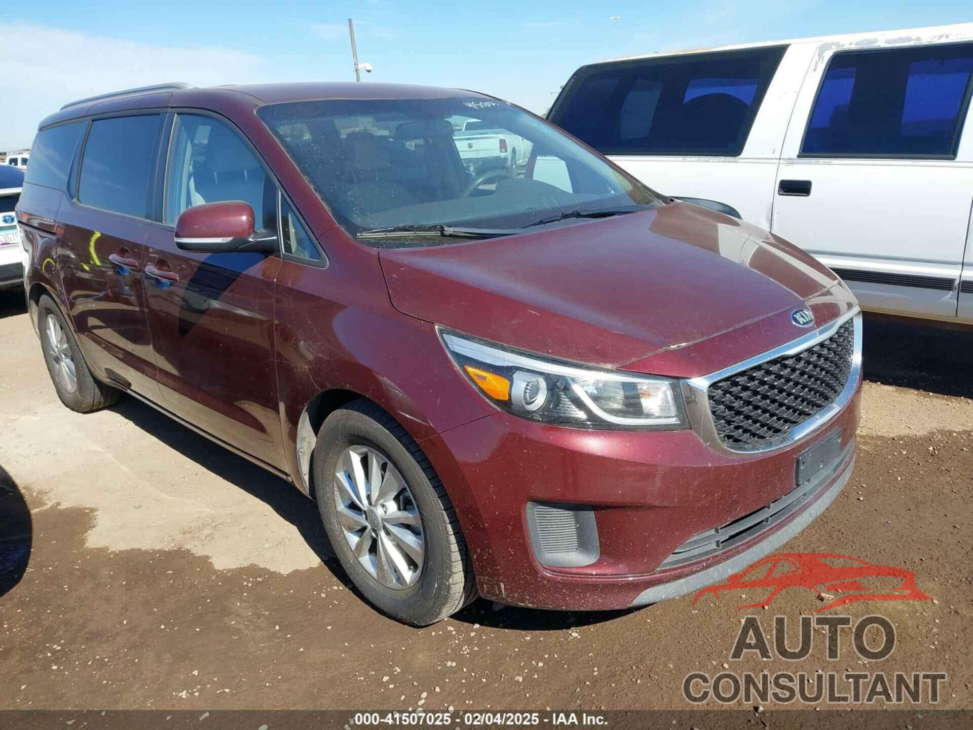 KIA SEDONA 2016 - KNDMB5C10G6149254