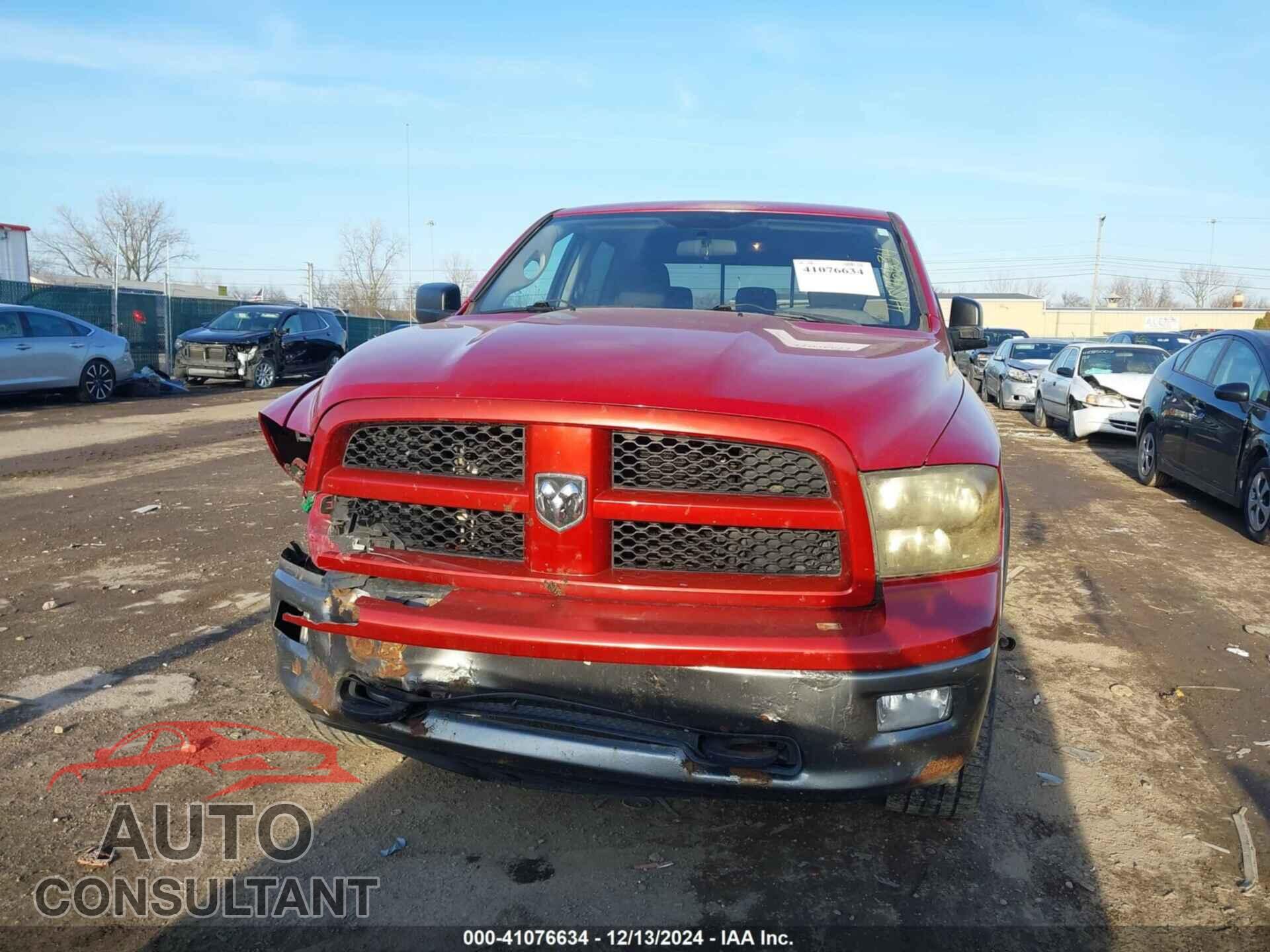 DODGE RAM 1500 2010 - 1D7RV1CT8AS104154