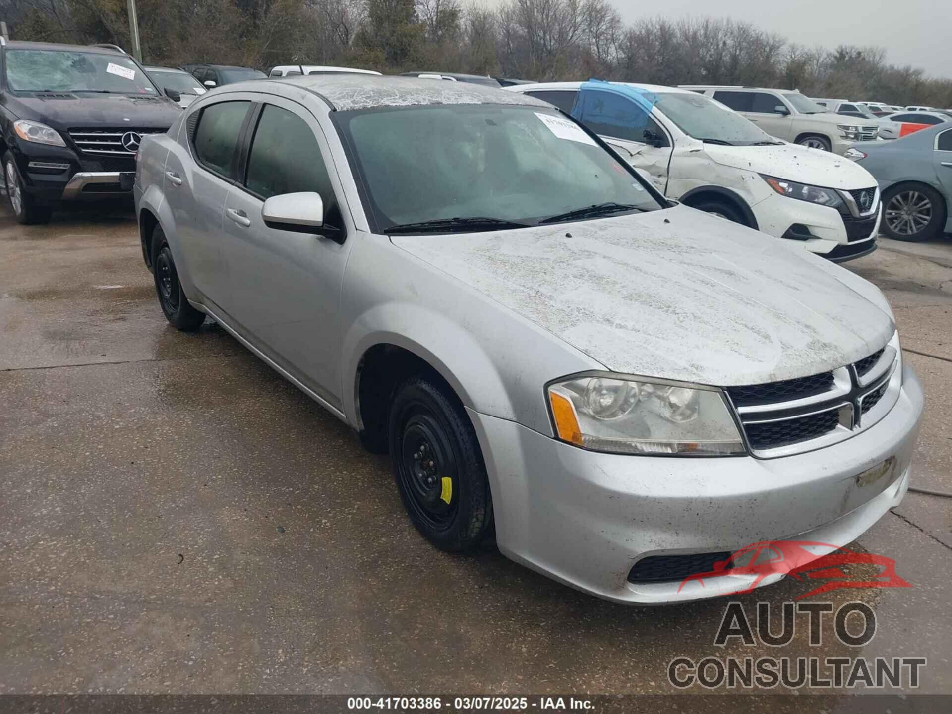 DODGE AVENGER 2011 - 1B3BD1FB6BN501476