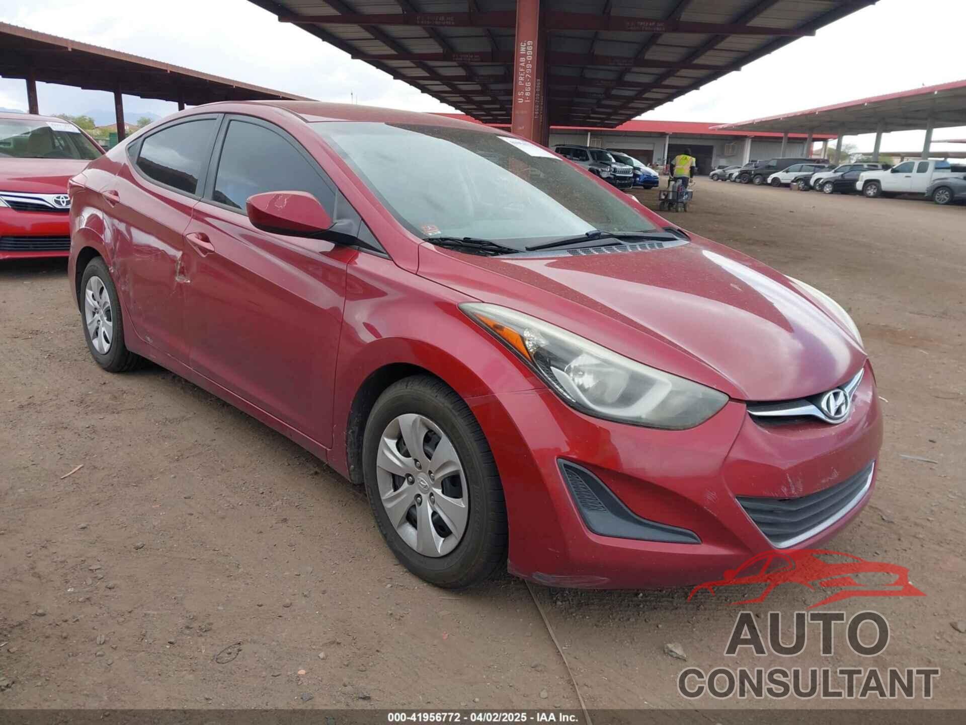 HYUNDAI ELANTRA 2016 - 5NPDH4AE5GH710956