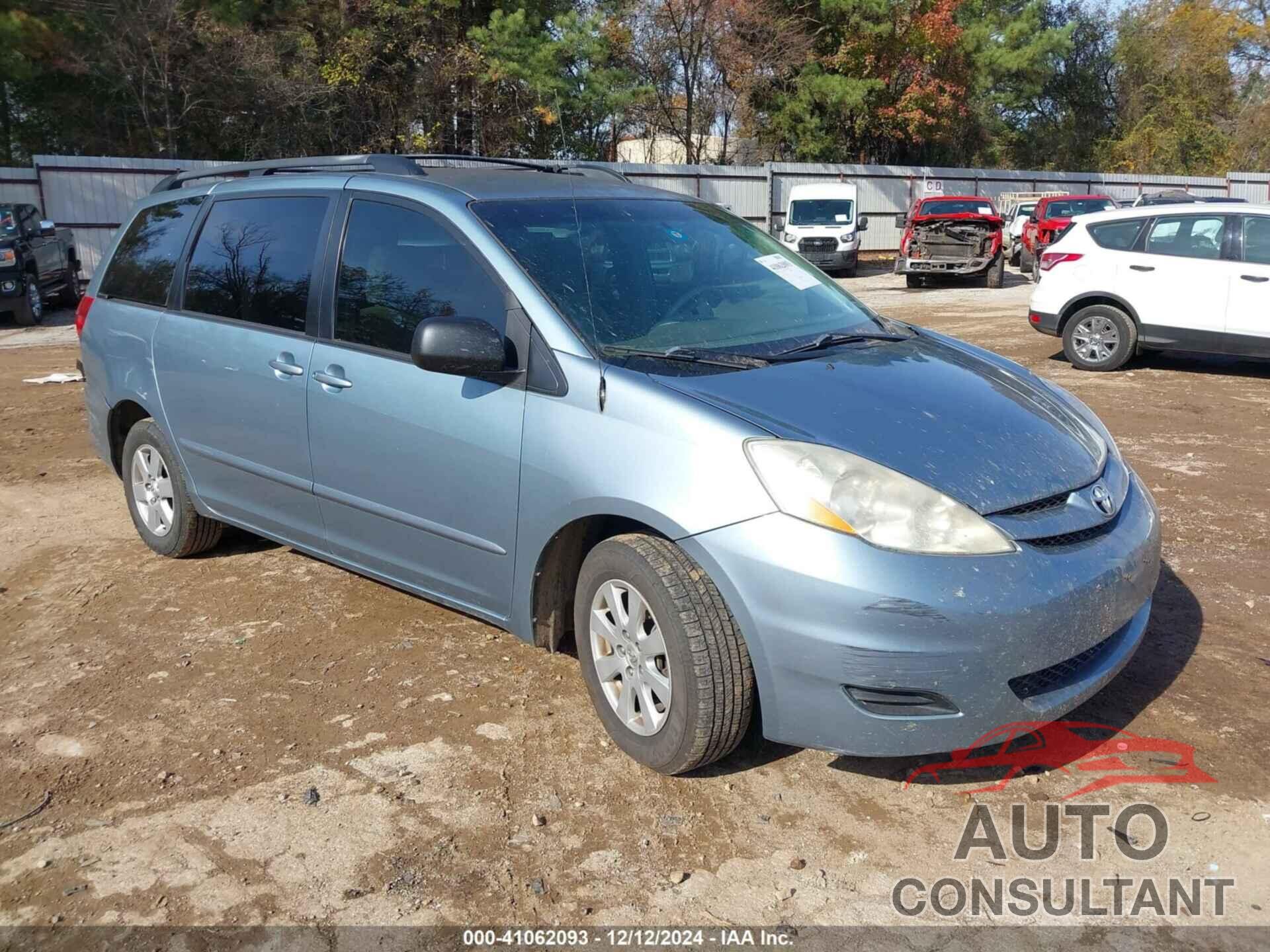 TOYOTA SIENNA 2009 - 5TDZK23C29S260932