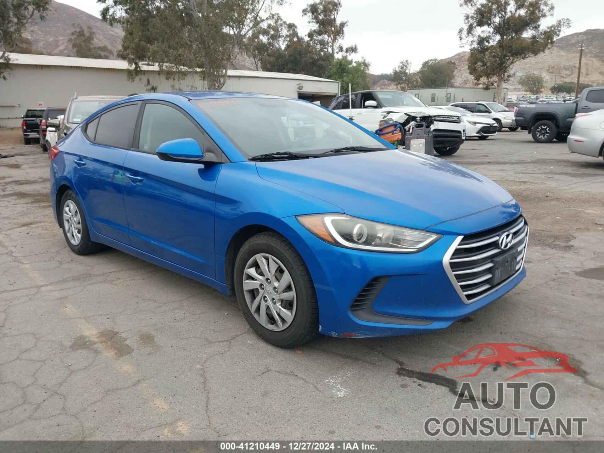 HYUNDAI ELANTRA 2017 - 5NPD74LF4HH125974