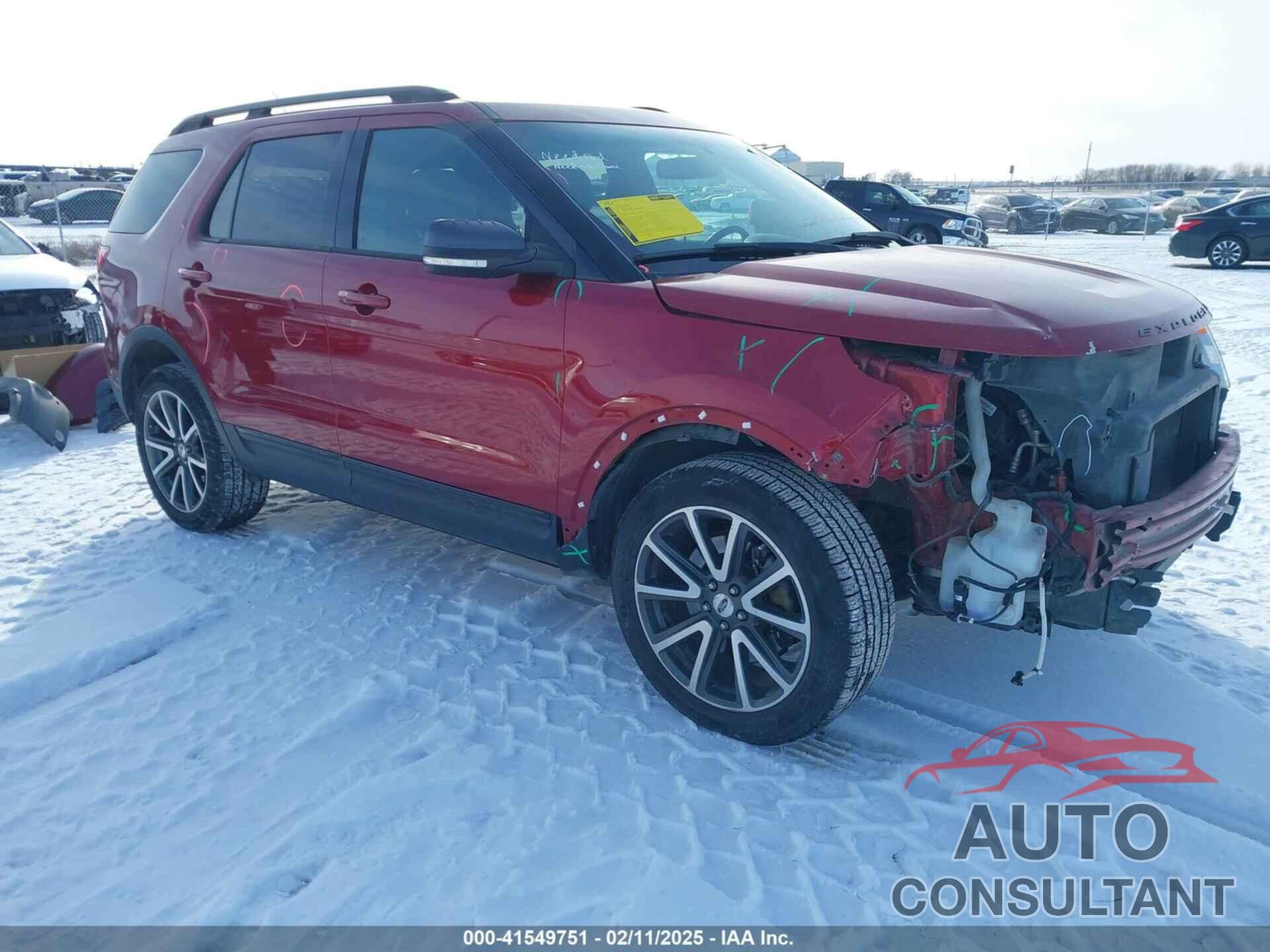 FORD EXPLORER 2015 - 1FM5K8D8XFGB45475