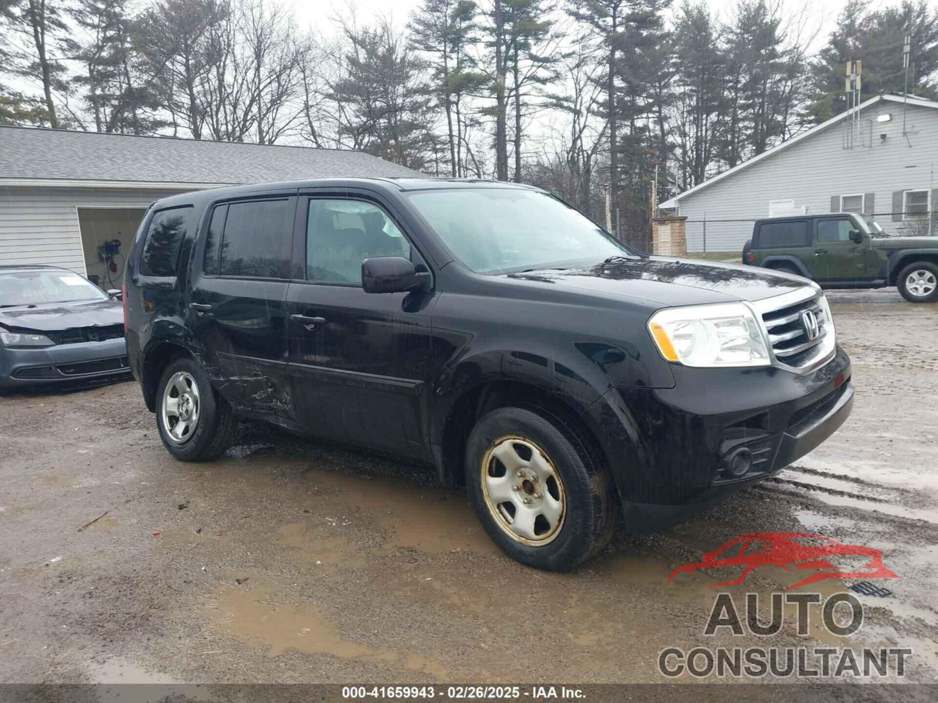 HONDA PILOT 2013 - 5FNYF4H24DB002775
