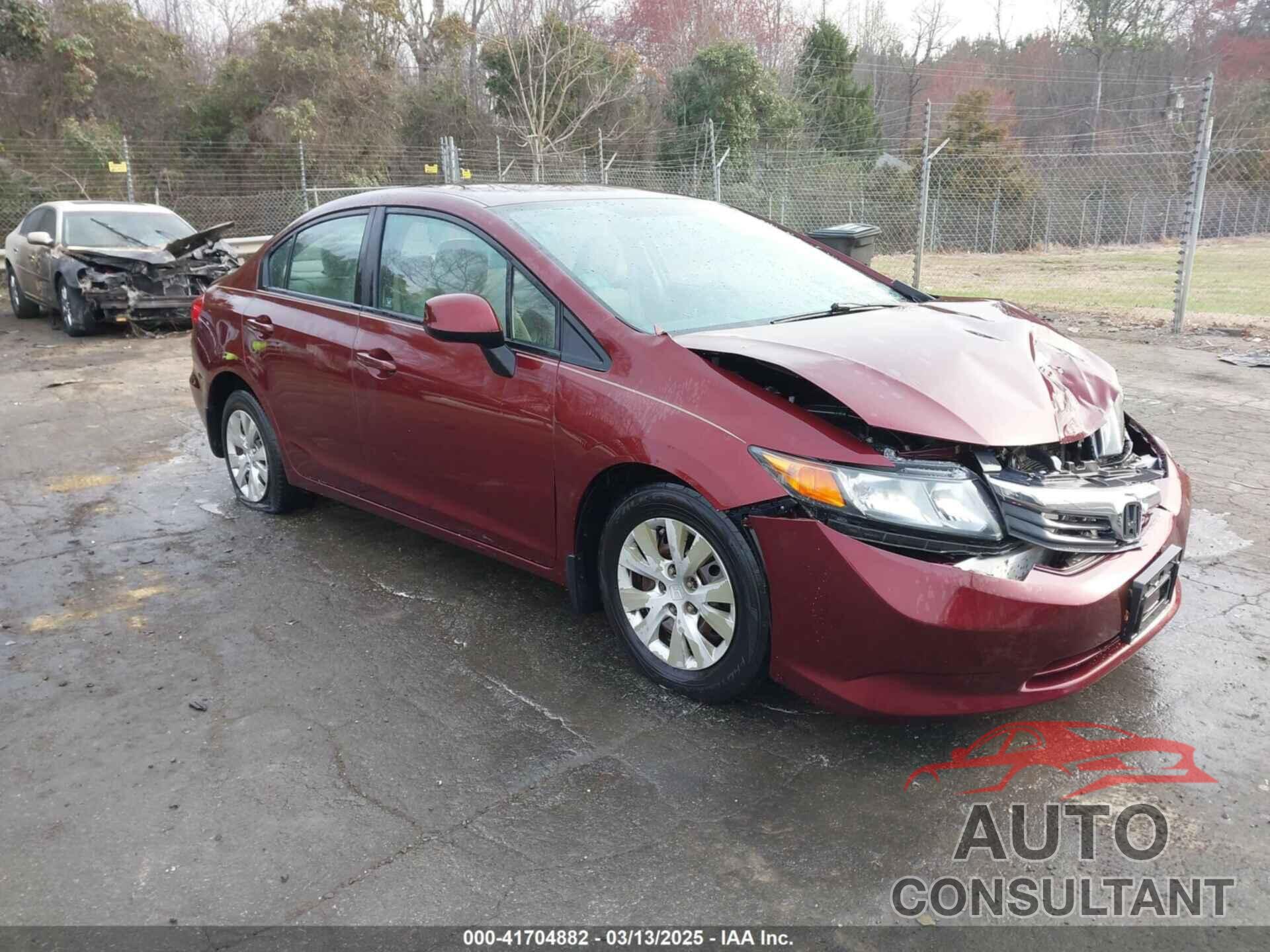 HONDA CIVIC 2012 - 2HGFB2F51CH550800
