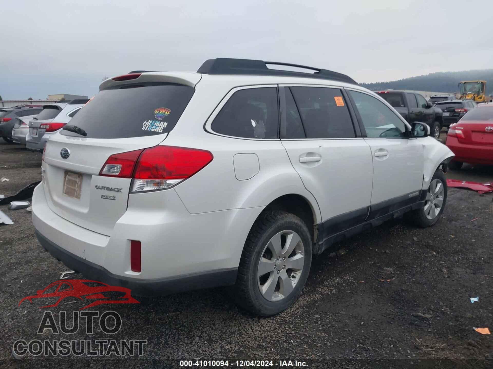 SUBARU OUTBACK 2012 - 4S4BRBCC0C3300670