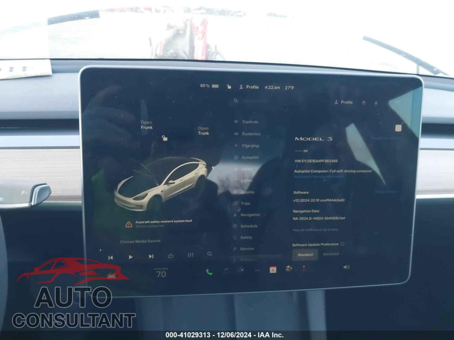 TESLA MODEL 3 2023 - 5YJ3E1EA4PF463485