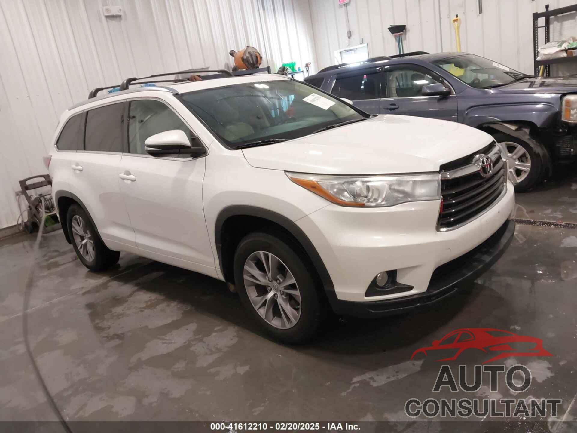 TOYOTA HIGHLANDER 2015 - 5TDJKRFH4FS204533