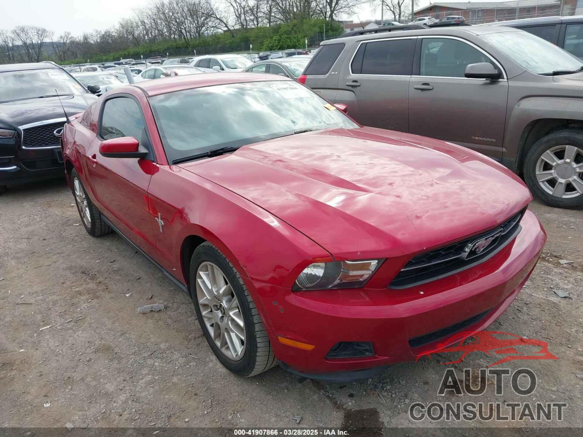 FORD MUSTANG 2012 - 1ZVBP8AM6C5262808