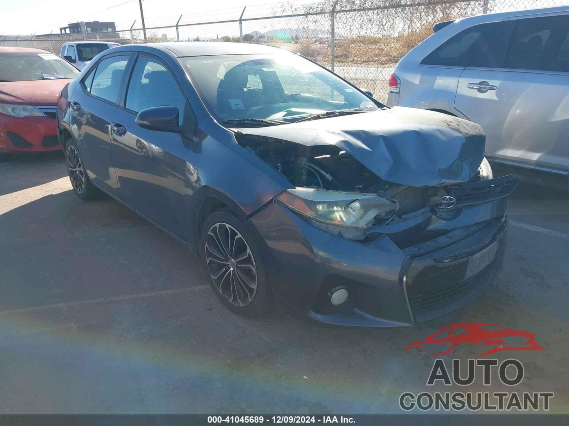 TOYOTA COROLLA 2015 - 5YFBURHE2FP216383