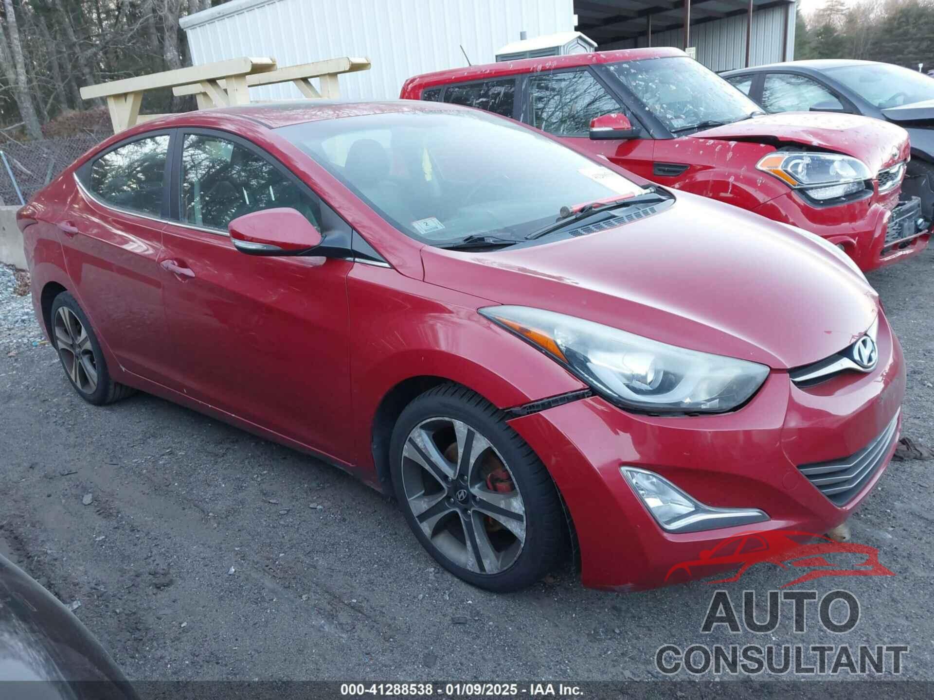 HYUNDAI ELANTRA 2015 - KMHDH4AH0FU304383