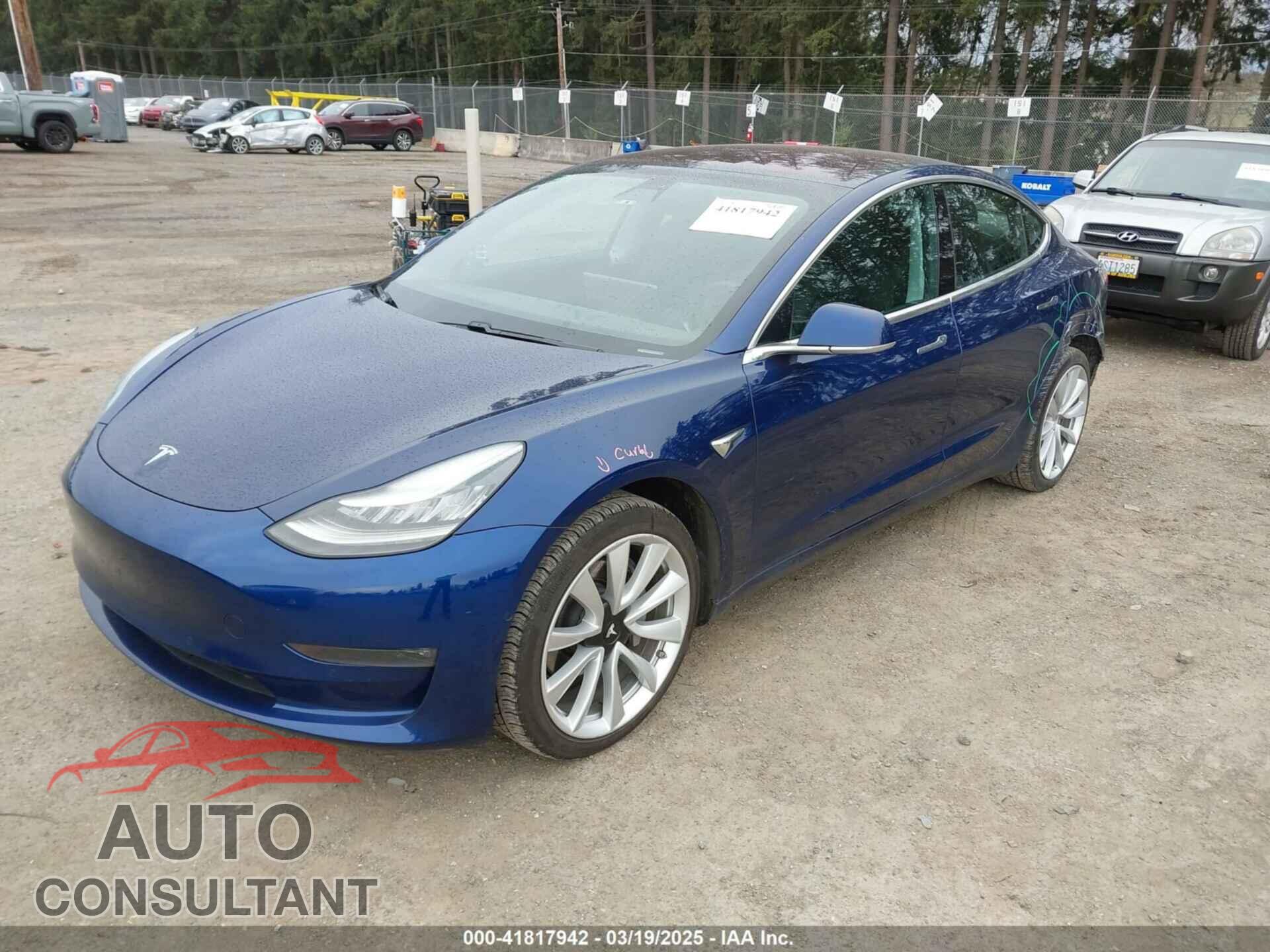 TESLA MODEL 3 2018 - 5YJ3E1EB3JF133949