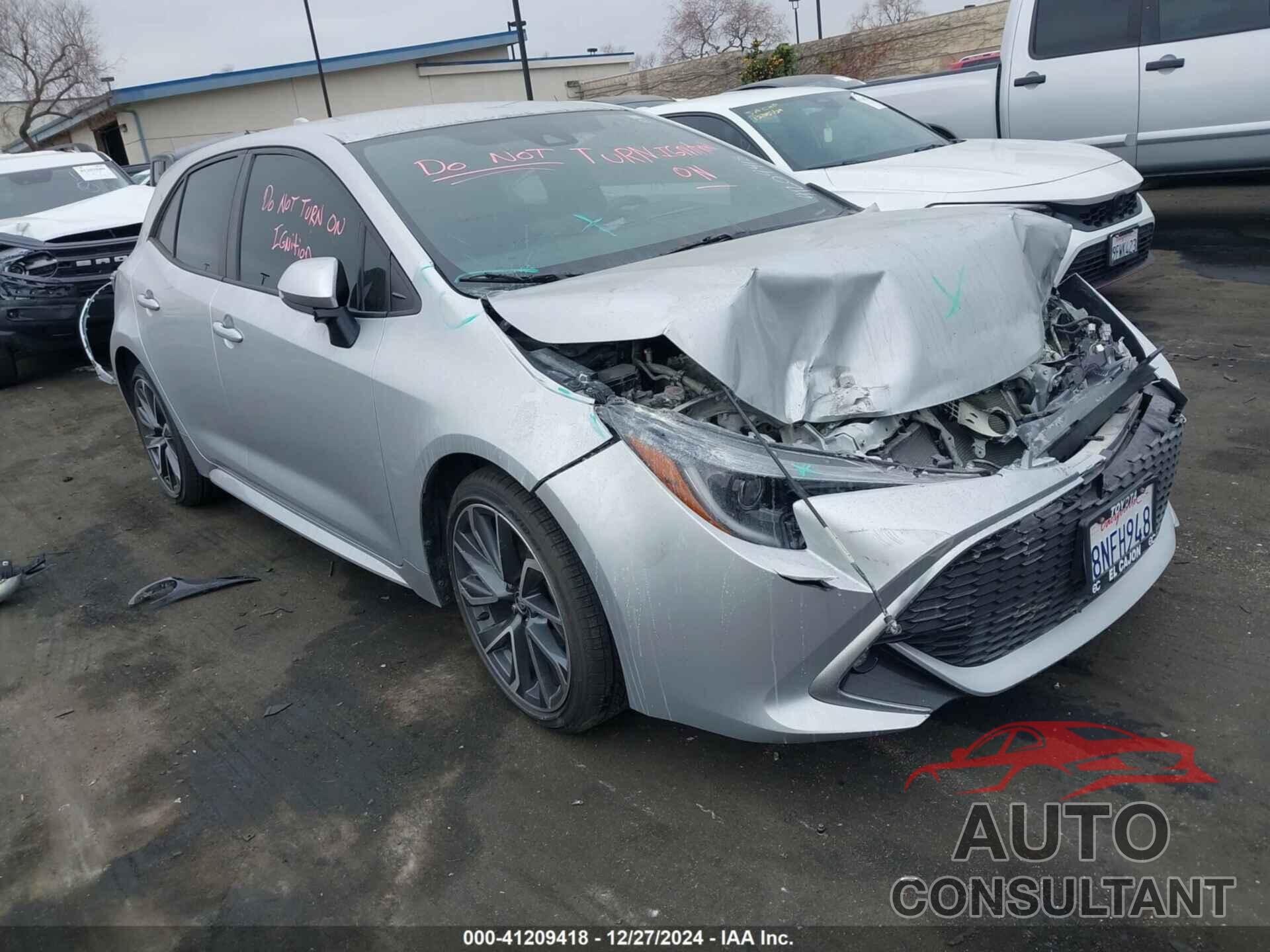 TOYOTA COROLLA 2020 - JTNC4RBE8L3075834