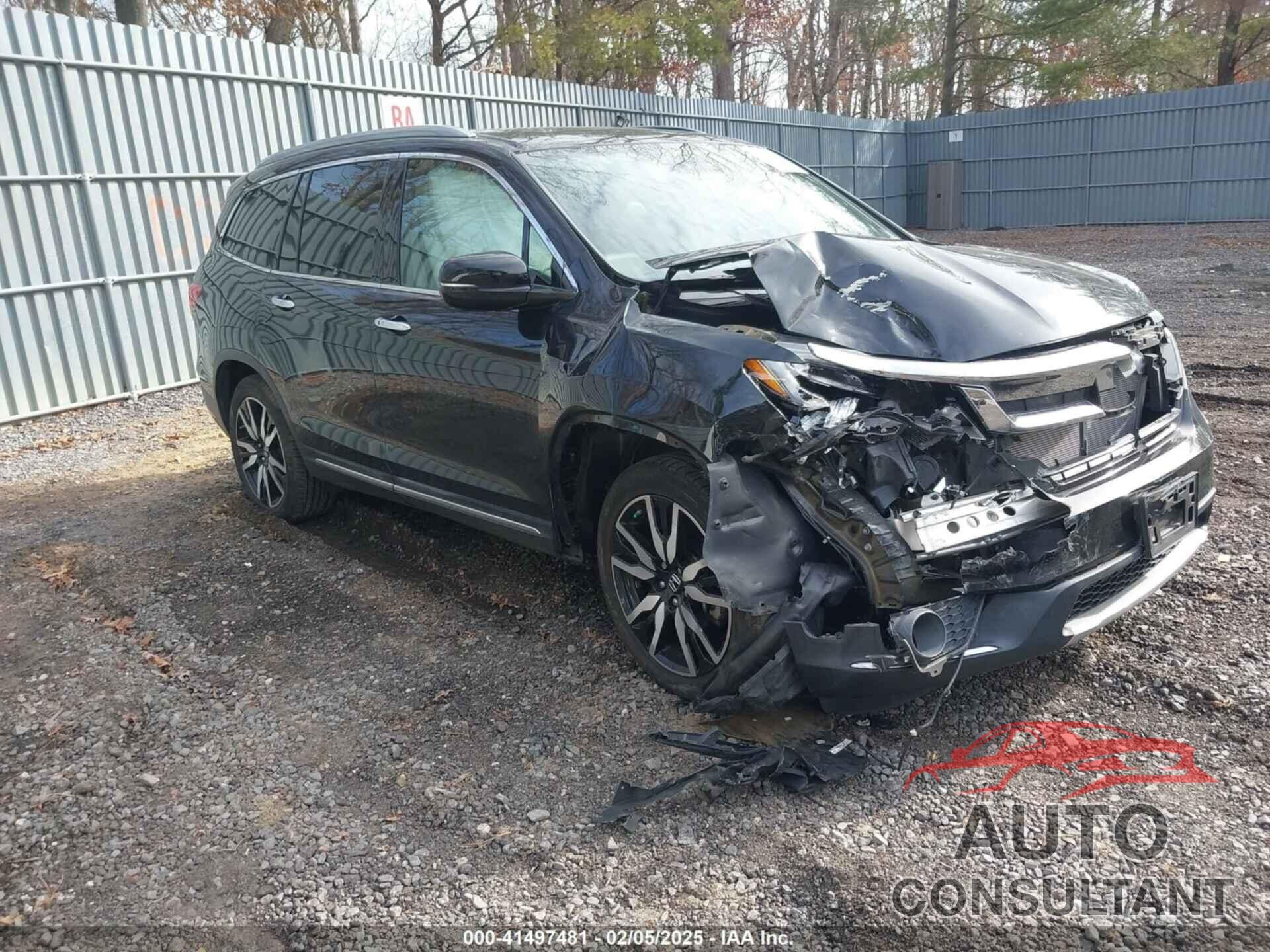 HONDA PILOT 2019 - 5FNYF6H92KB040673