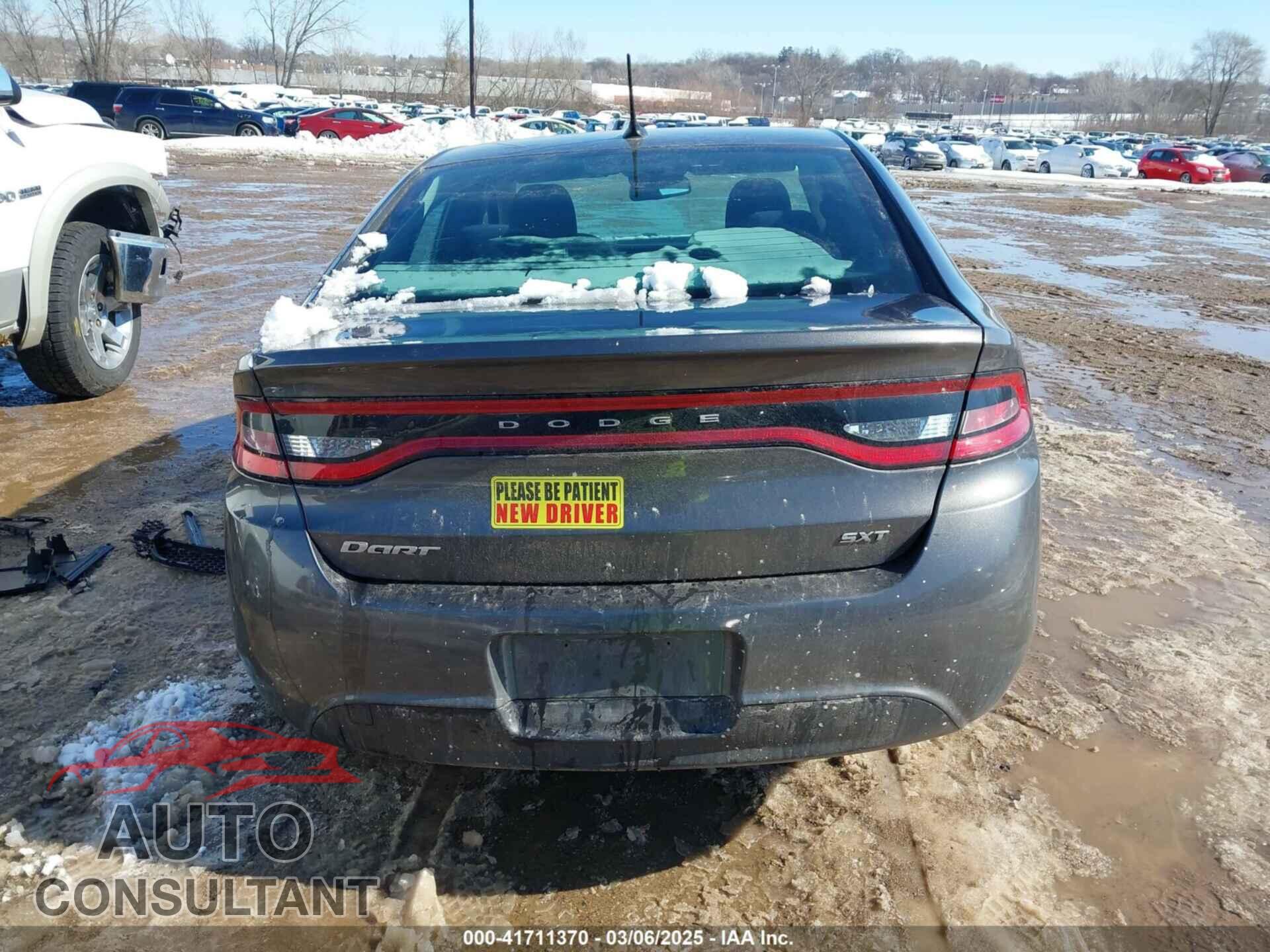 DODGE DART 2015 - 1C3CDFBB4FD369534