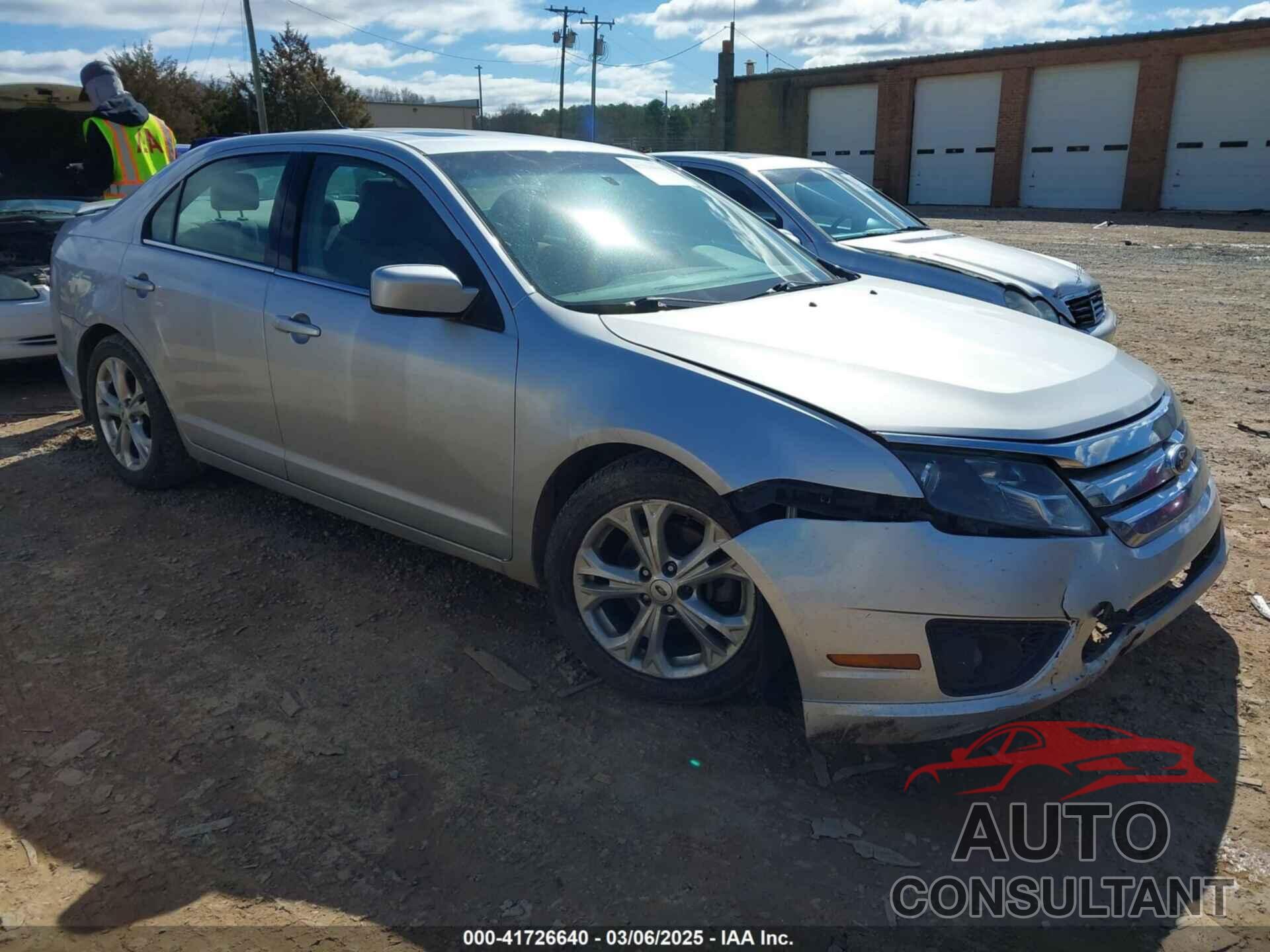FORD FUSION 2012 - 3FAHP0HA8CR298772