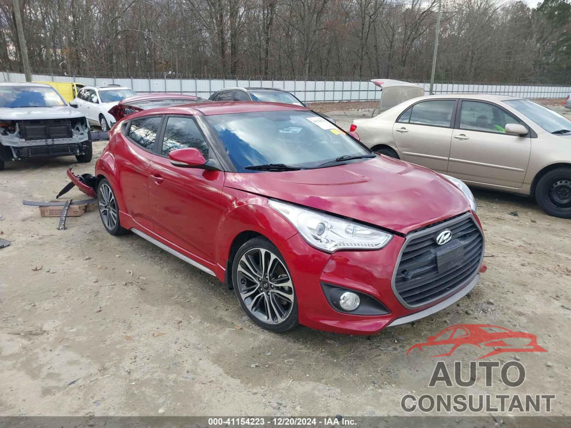 HYUNDAI VELOSTER 2016 - KMHTC6AE3GU258724