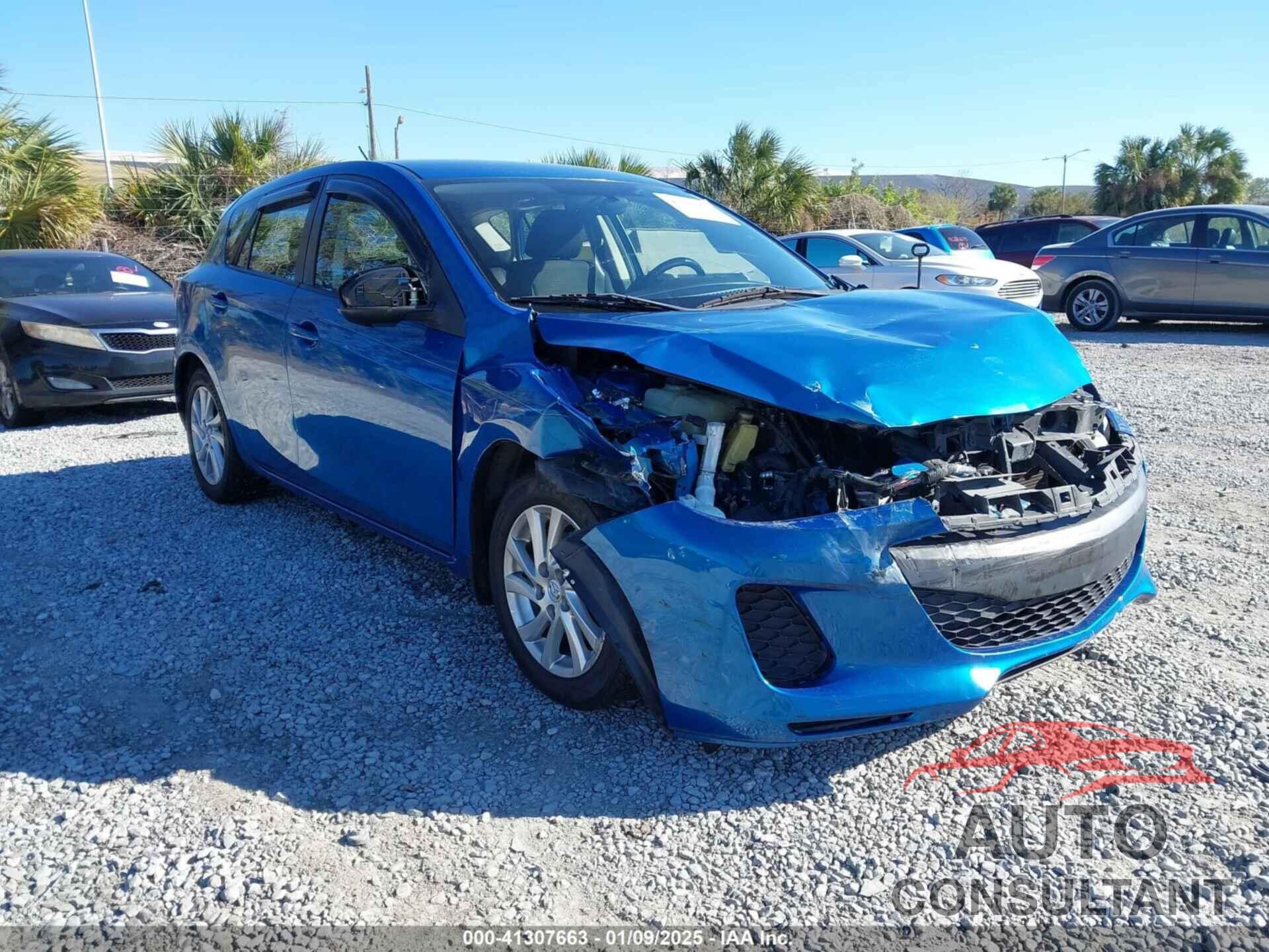 MAZDA MAZDA3 2012 - JM1BL1L77C1617733