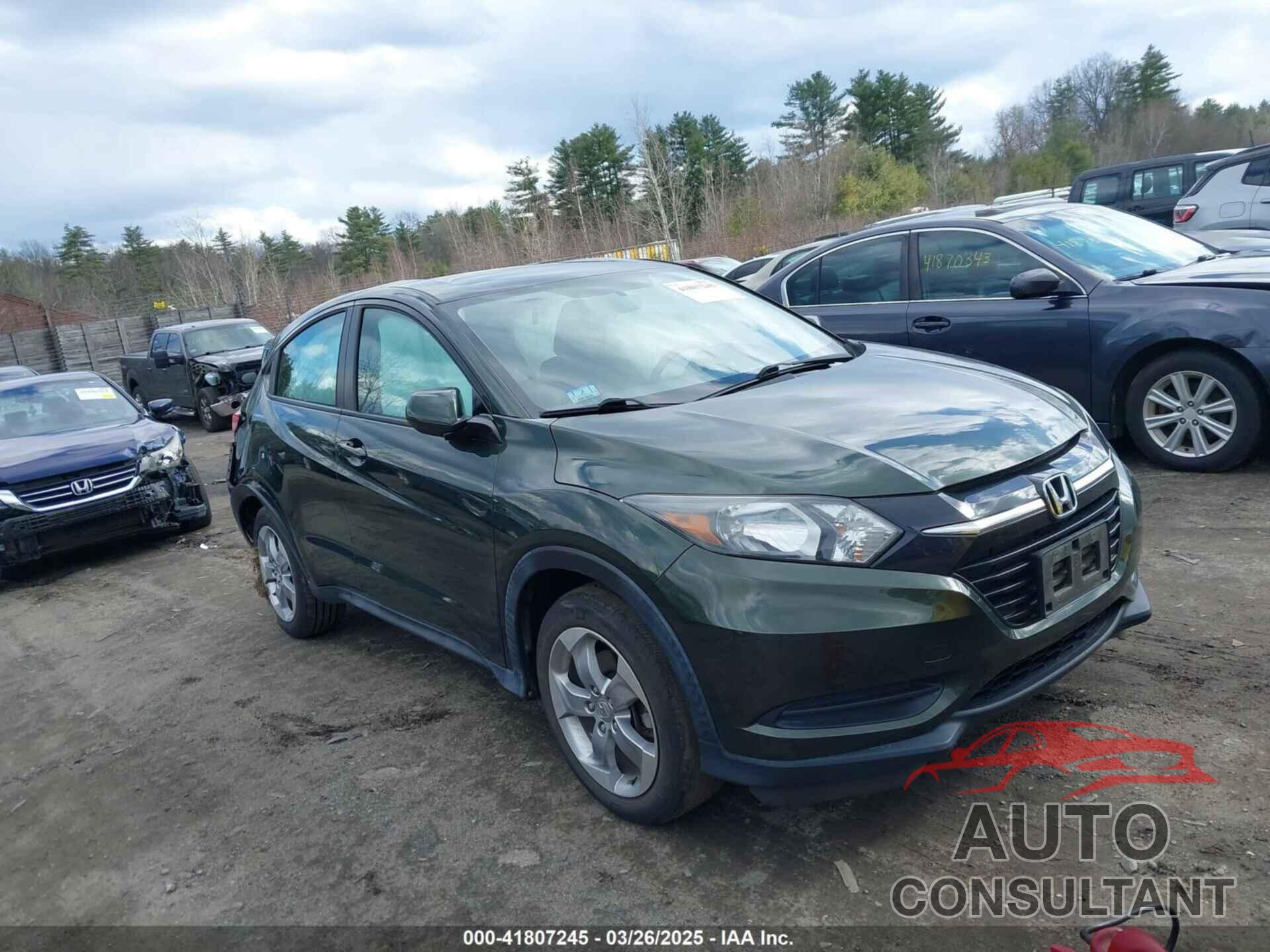 HONDA HR-V 2018 - 3CZRU5H32JG706451