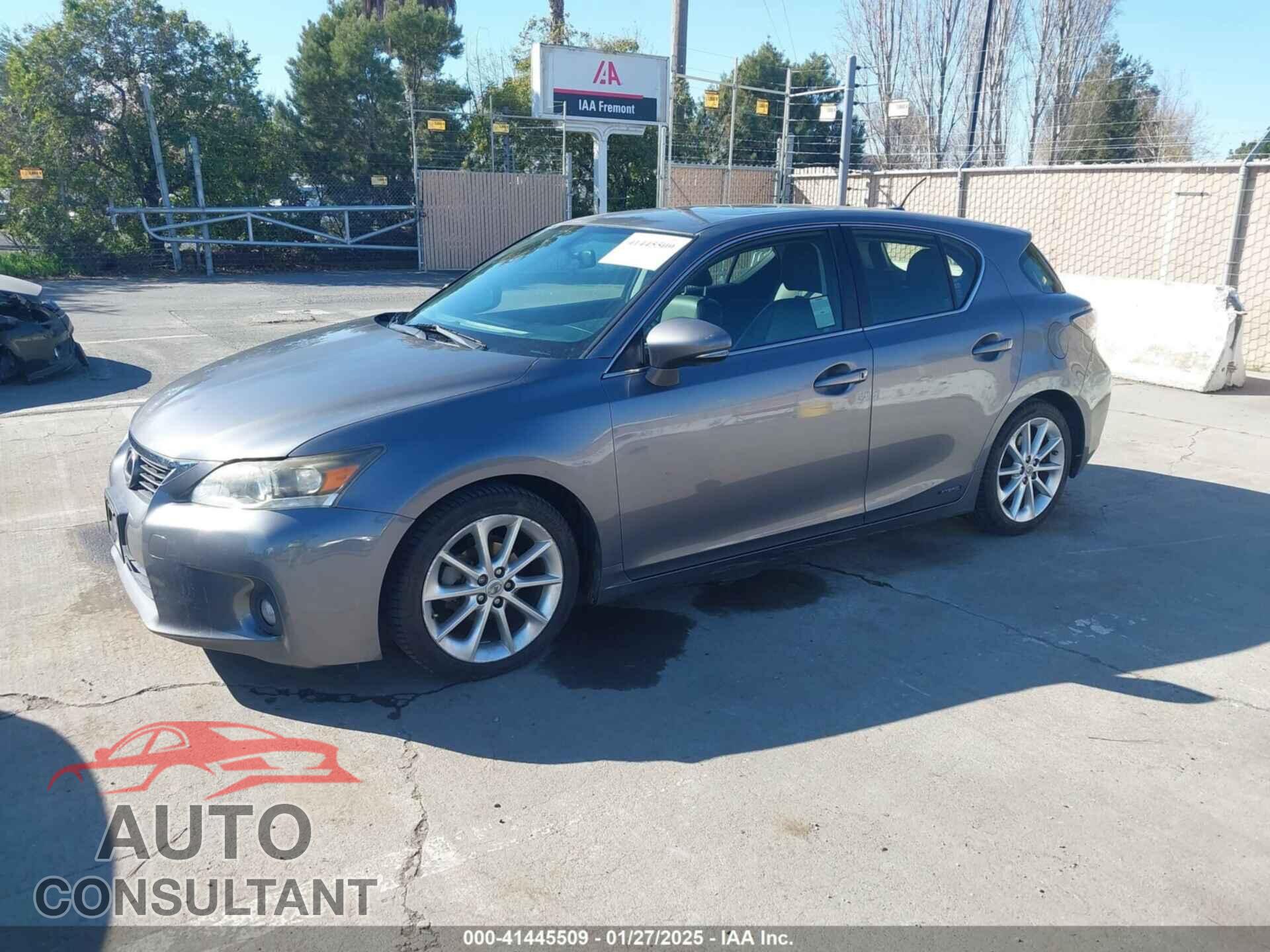 LEXUS CT 200H 2012 - JTHKD5BH5C2119604
